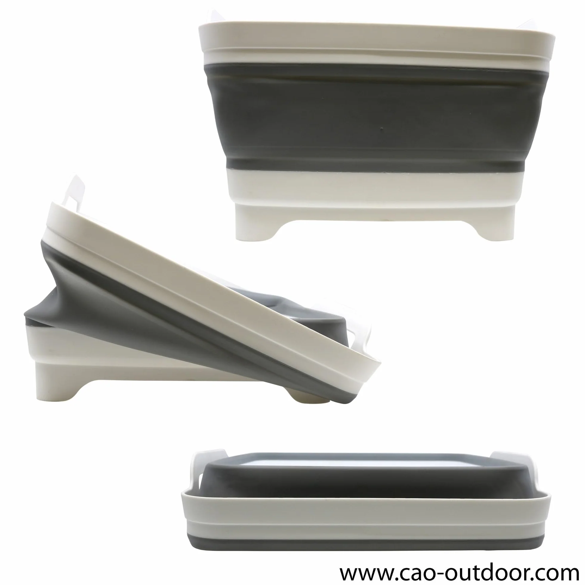 C.A.O. Bassine rétractable 9 litres Polypropylène/TPR 32,5x38,5x18 cm (dépliée) 7 cm (pliée)