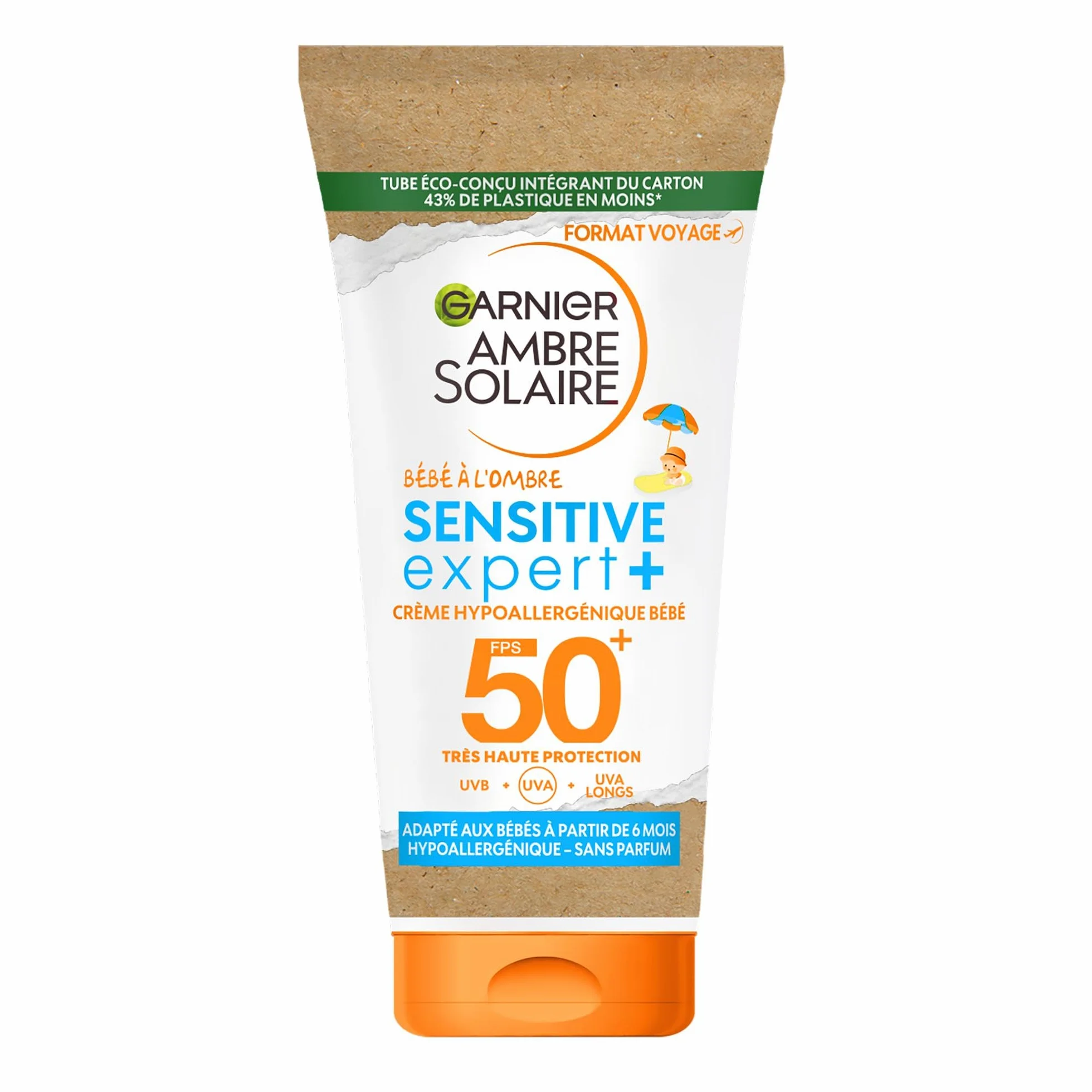 GARNIER Ambre Solaire Lait Solaire Bébé FPS 50+ 50 ml
