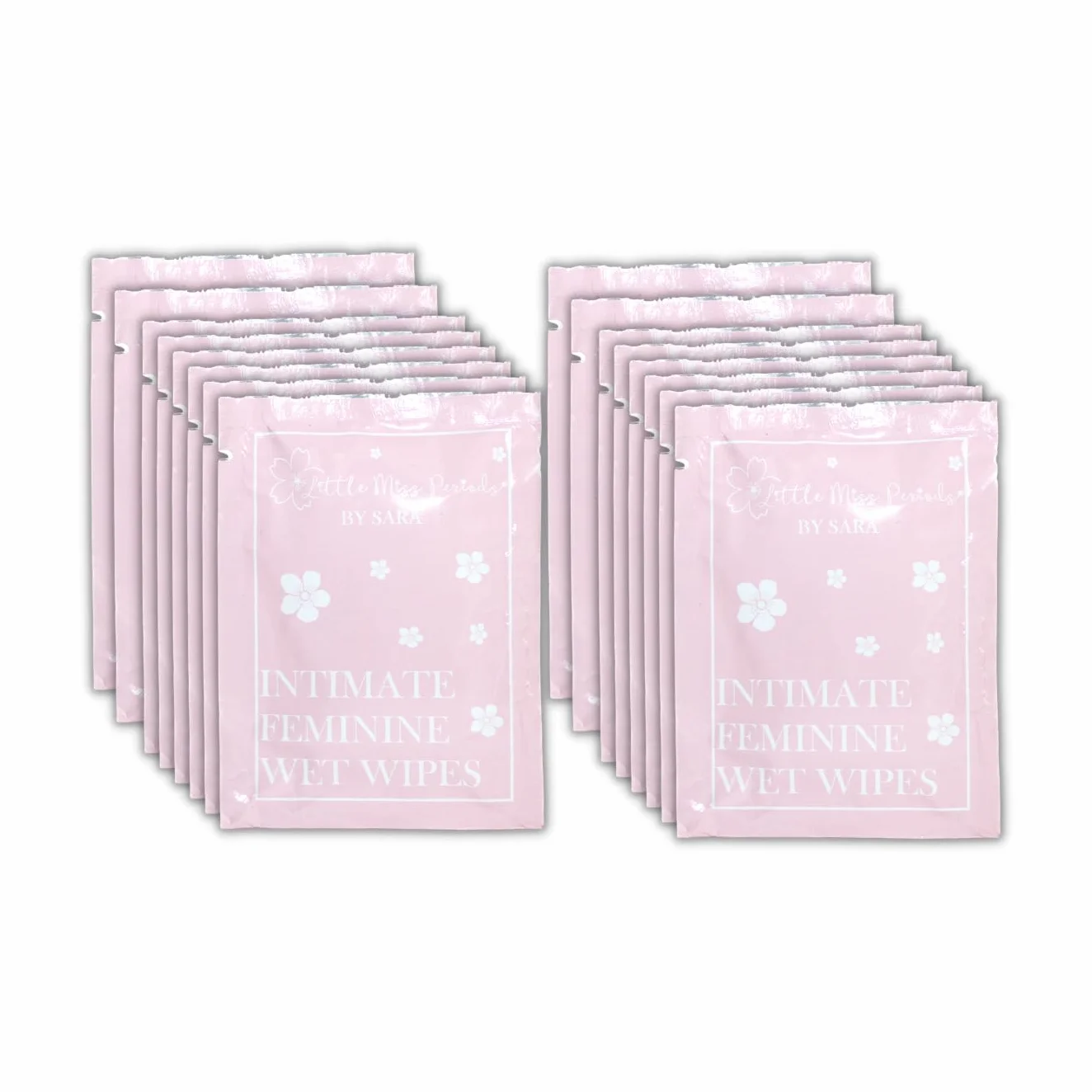 Lingettes intimes jetables sans parfum pour femmes Puberty Essentials