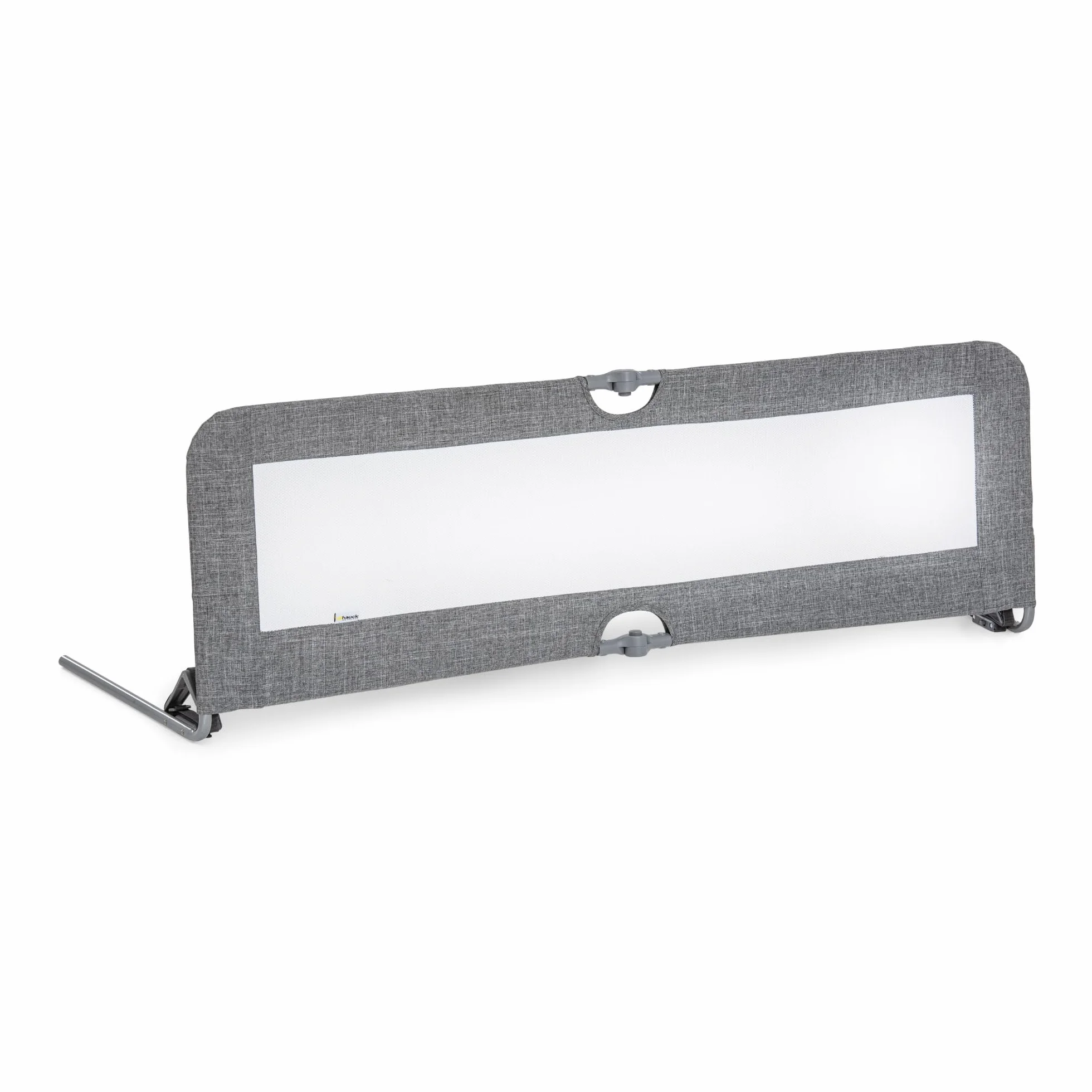 hauck Barriere de Securite Enfant Lit Sleep N Safe Plus XL 150x50x44 cm Protection Lit Enfant Portable Amovible Pliable Gris