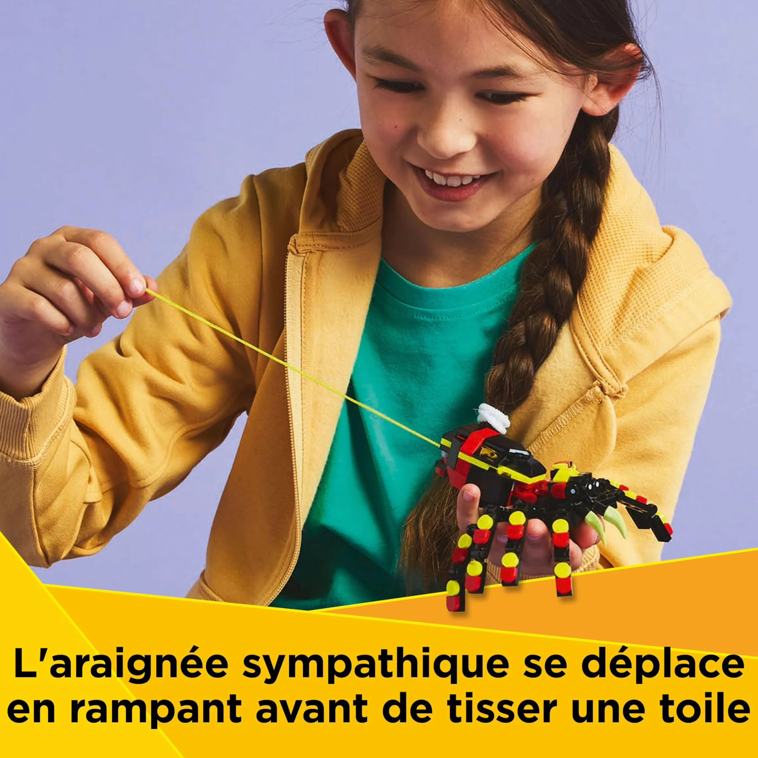 LEGO Creator 3-en-1 Animaux sauvages Araignée surprenante 31159 Jeu de construction Scorpion Serpent
