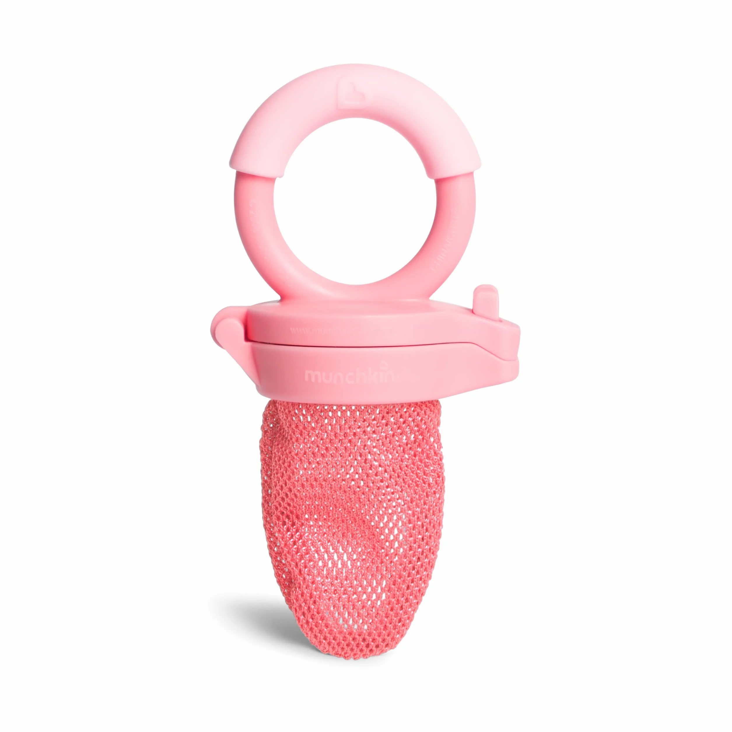 Munchkin Distributeur d'Aliments Frais Lot de 2 | Sachet de Maille pour le Sevrage | Sans BPA | 6 Mois+ | Rose et Violet