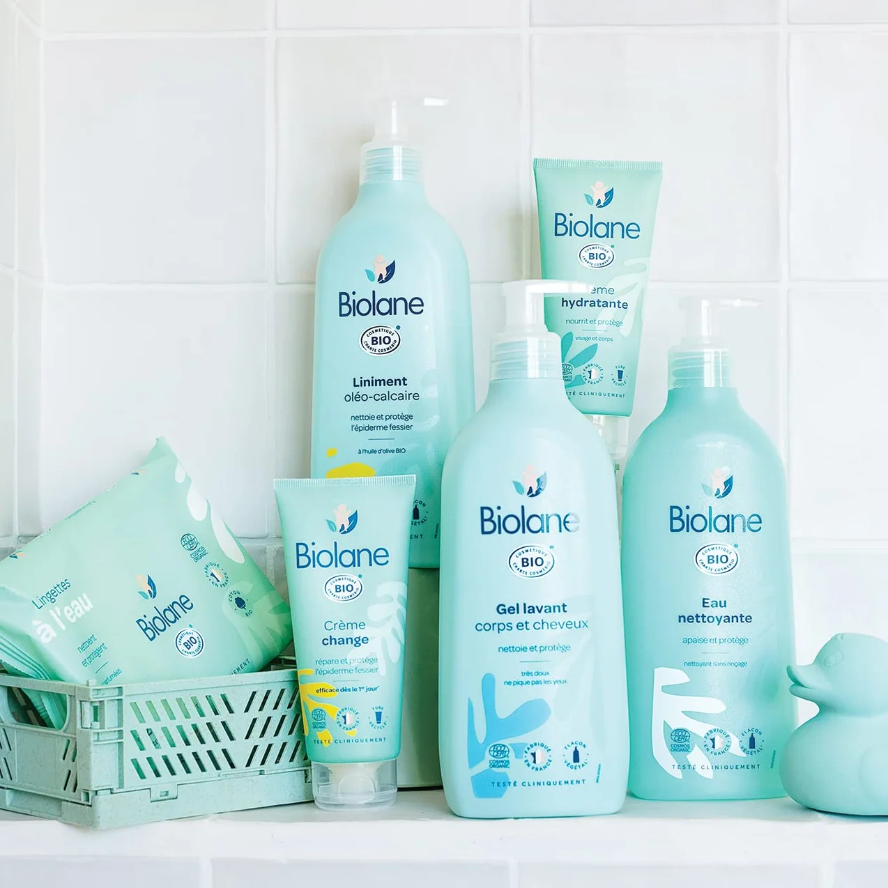BIOLANE Lingettes à l'eau bio 54 lingettes