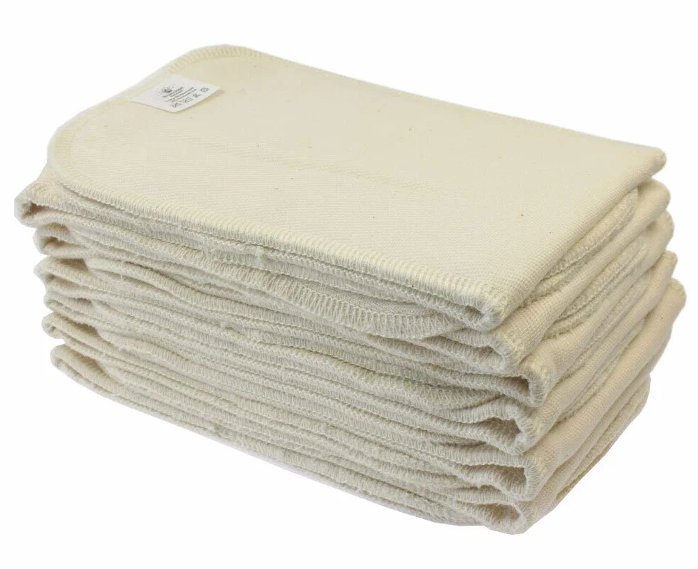 Blümchen Lot de 12 langes en coton bio