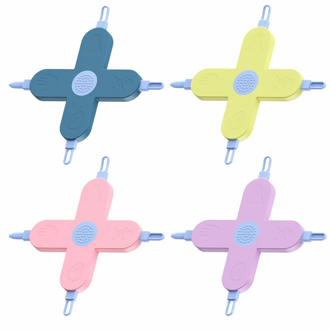 IKOPFLN Pincettes de nettoyage du nez 4 pièces 4-en-1 tête ronde