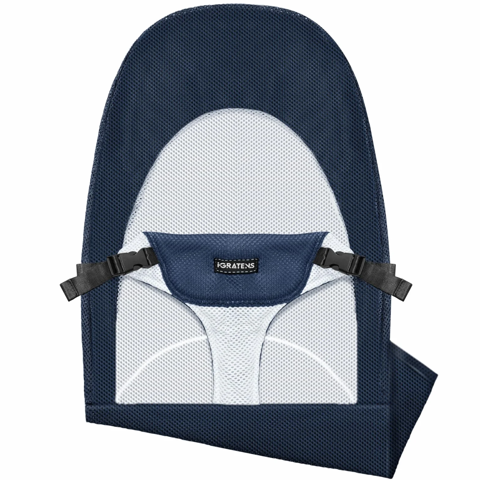 Housse pour transat Baby Bjorn Balance Soft & Bliss, maille ventilée, bleu marine