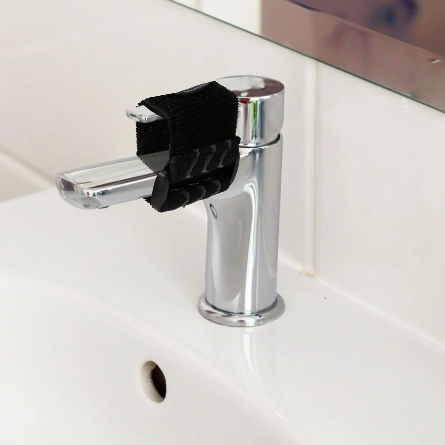 Dispositifs de sécurité pour robinets à l'épreuve des enfants, mitigeurs monocommande avec sangle élastique (5x30cm)