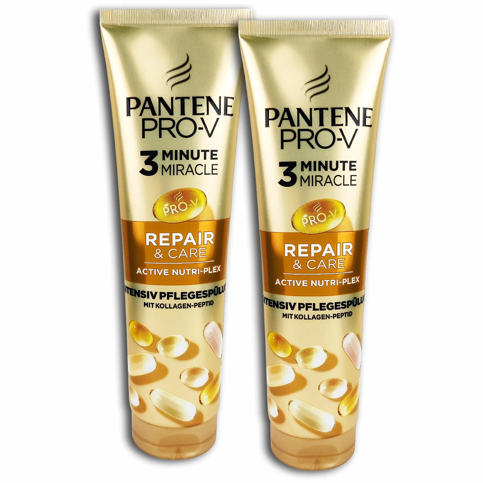 Pantene Pro-V Repair & Care 3 Minute Miracle Après-Shampooing Lot de 2 x 160 ml