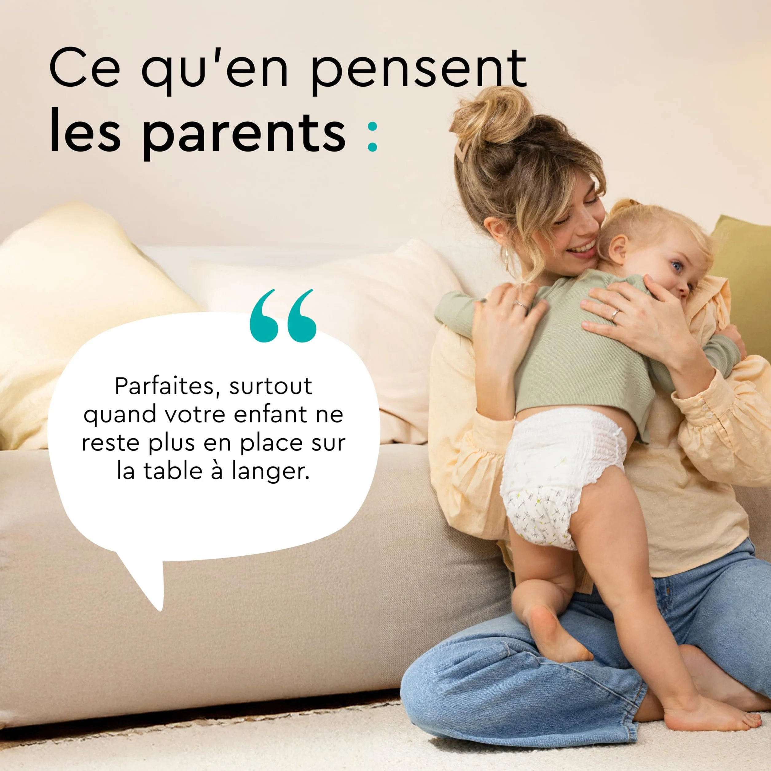 LILLYDOO Couches-culottes Bébé Taille 8 (17+ kg) 15 pièces Ultra-Douces Anti-fuites sans Parfum Testées dermatologiquement