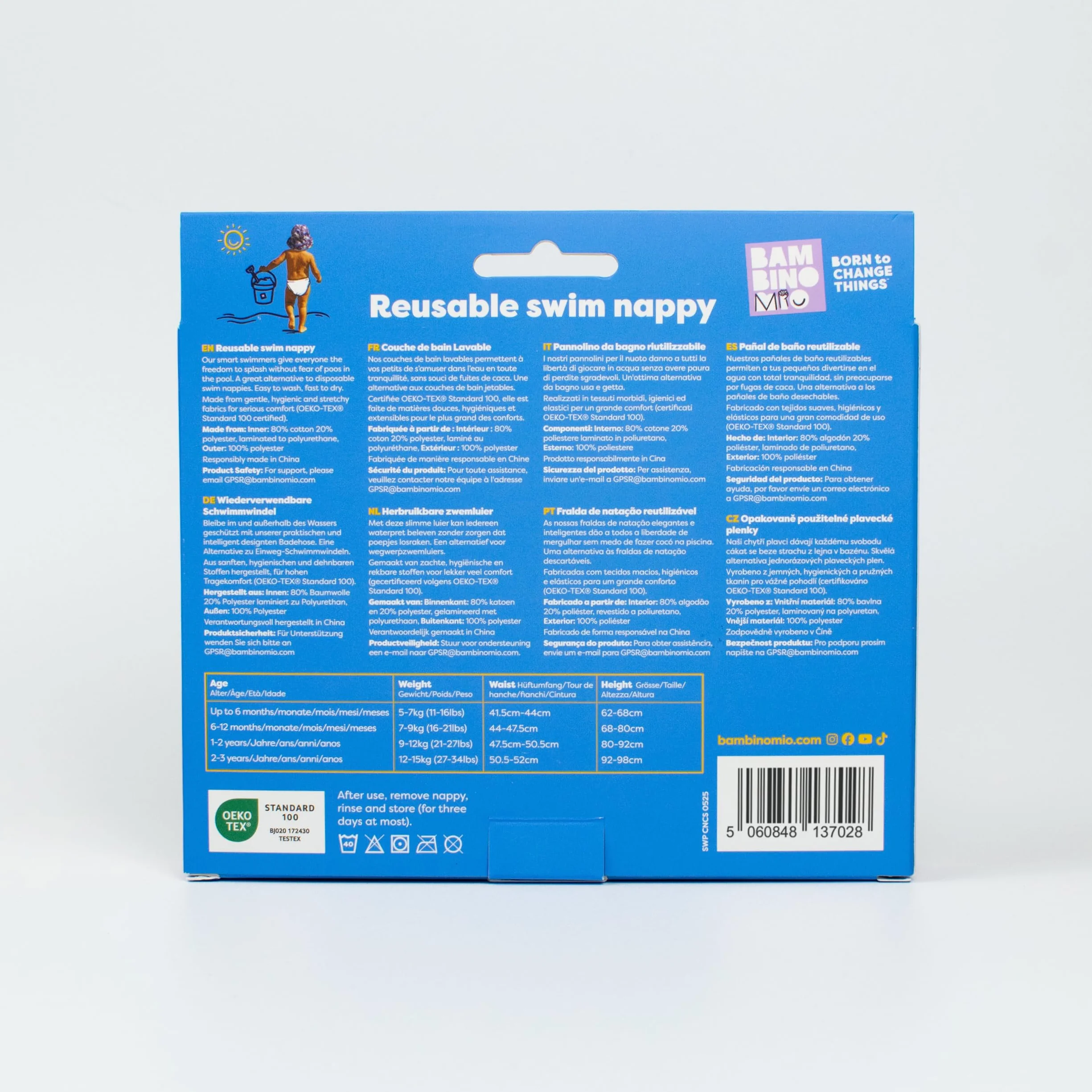 Bambino Mio Couche de bain Lavable 1-2 ans FRUIT JUTEUX Bébés tout-petits unisexe