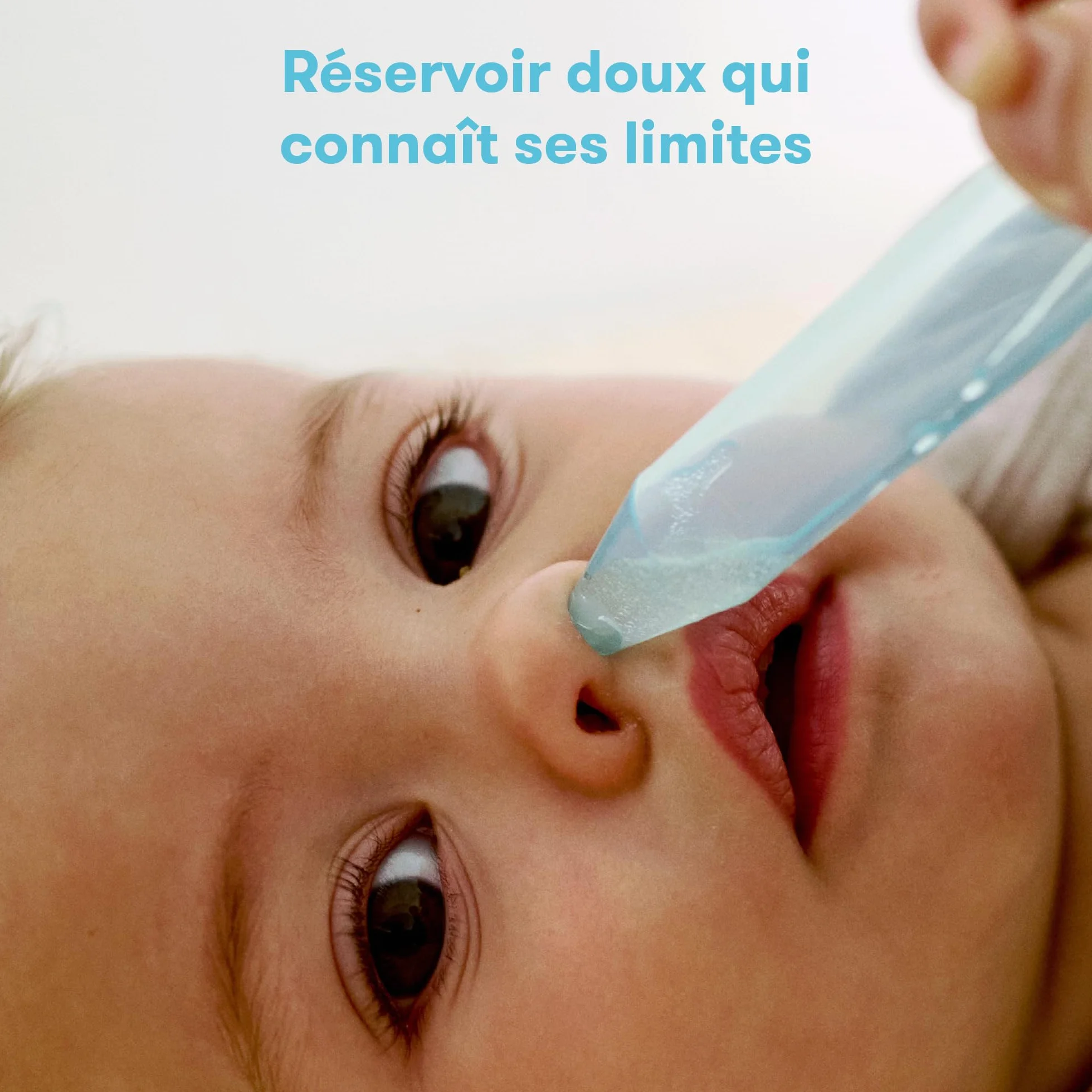 NoseFrida Le SnotSucker Kit aspirateur nasal bébé avec étui voyage + 4 filtres hygiéniques