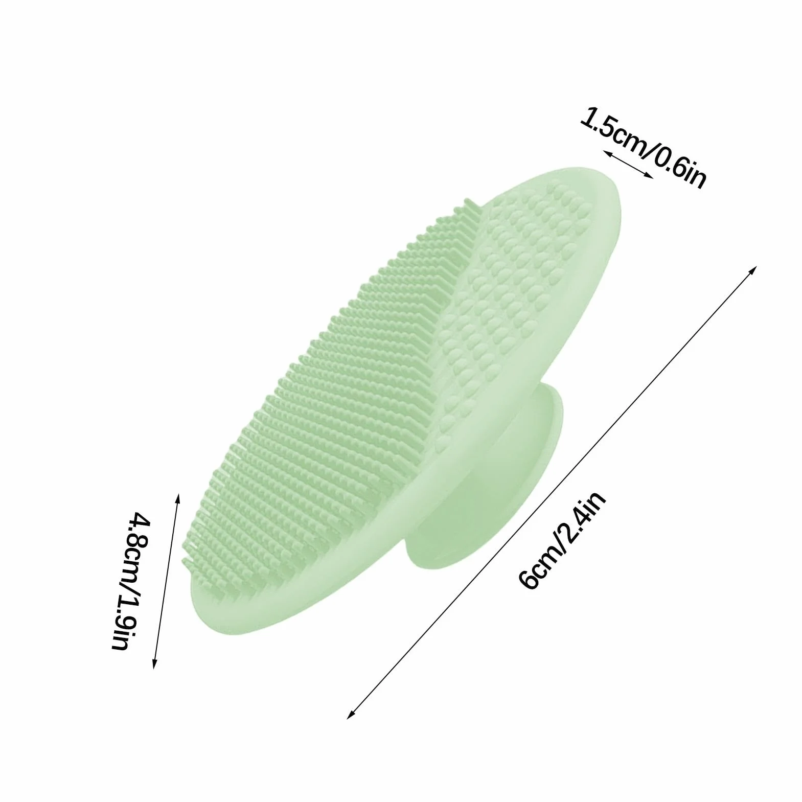 Brosse pour cuir chevelu de bébé en silicone - Épurateur de bain pour bébé