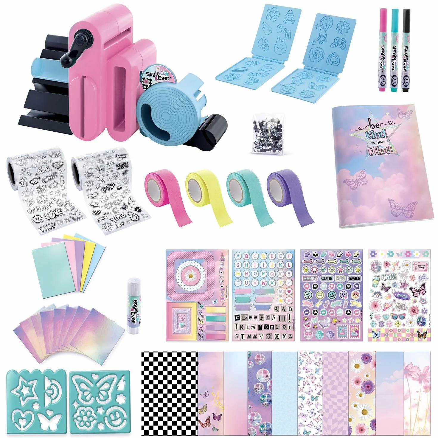 Canal Toys Style 4 Ever Le Studio de Scrapbooking 3 en 1 pour Enfants de 6 Ans+ Activité Manuelle Loisir Créatif
