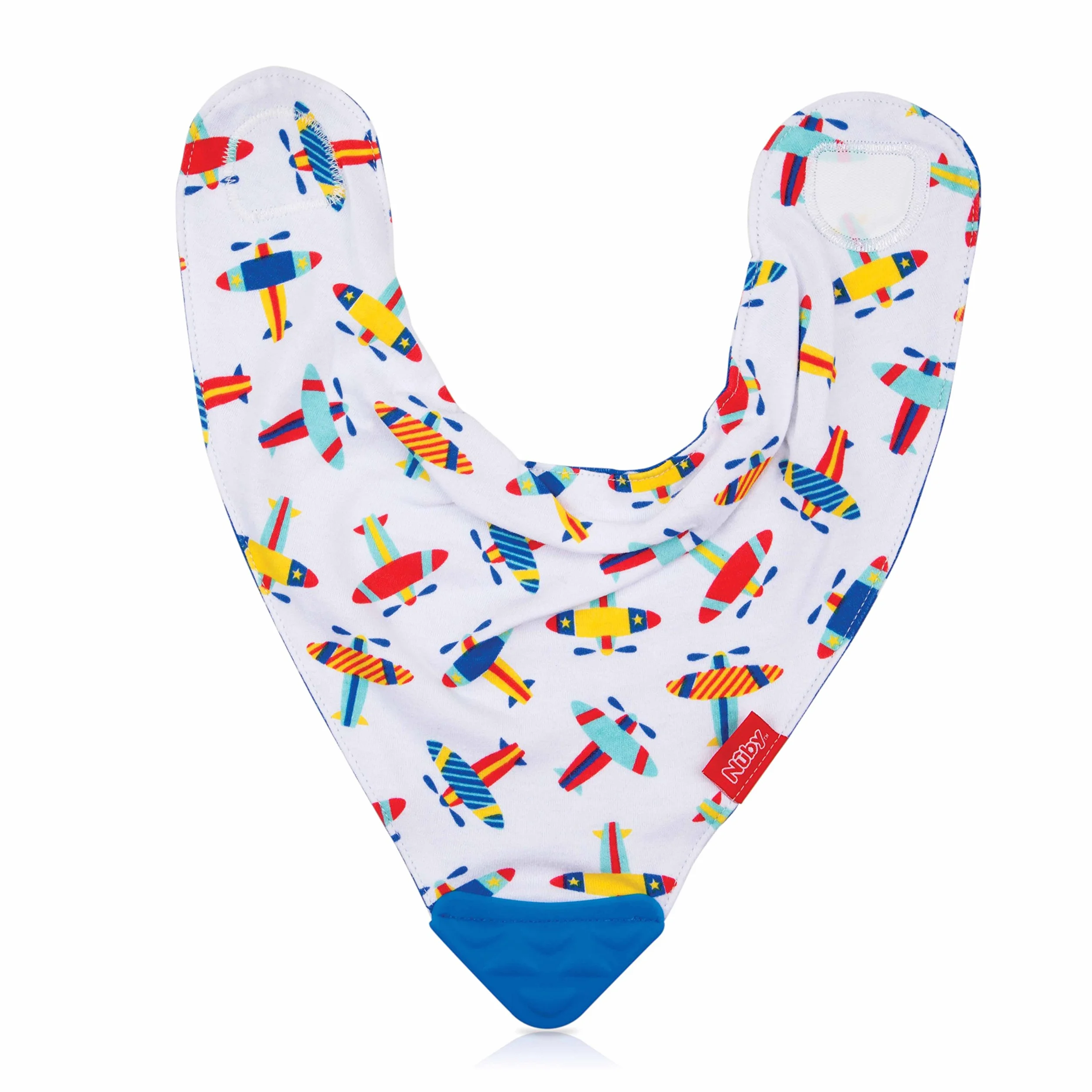 Nuby Bandana Bavoir avec massaggiagengive Couleurs aléatoires