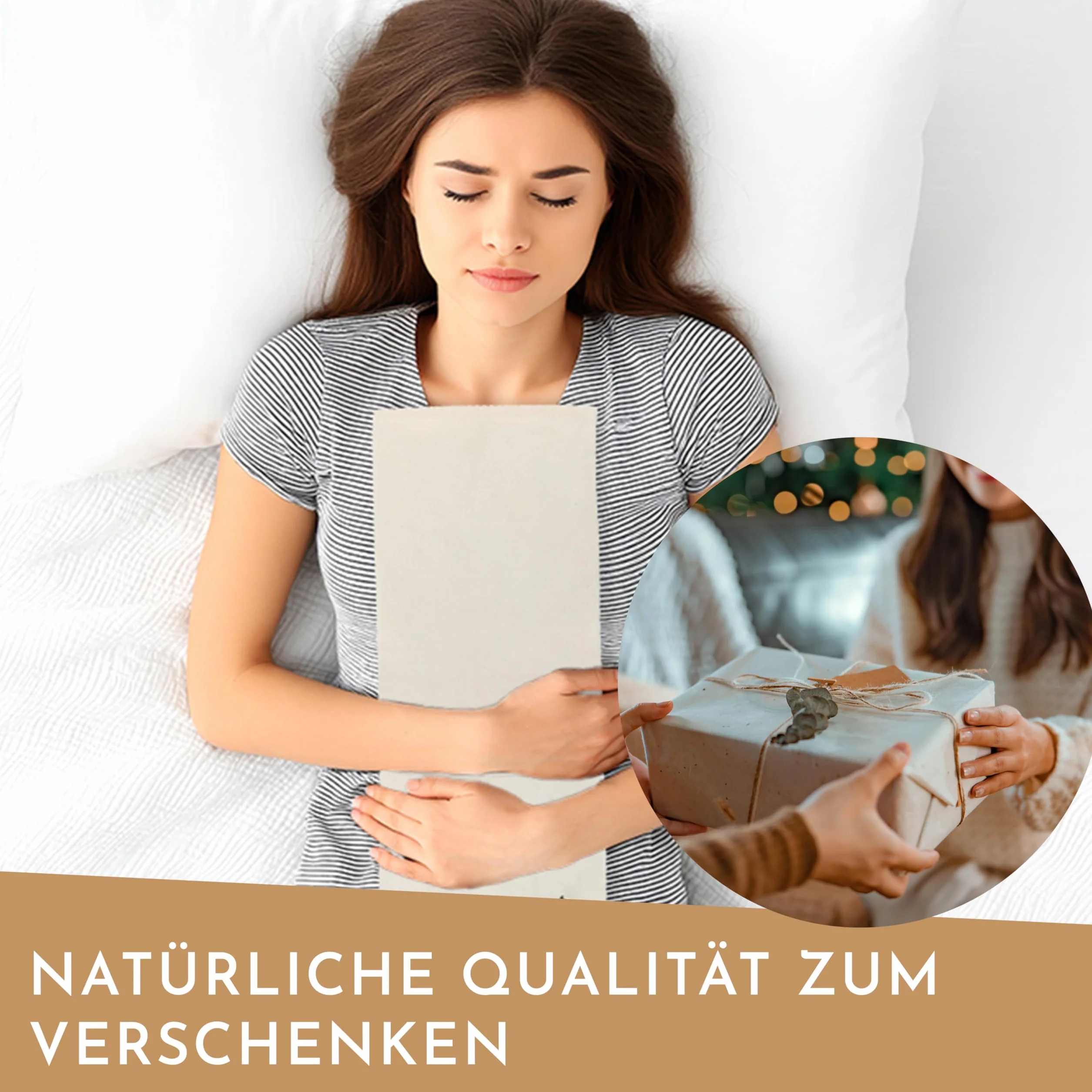 Nordstern Coussin chauffant en grains de blé 20 x 53 cm avec housse coton
