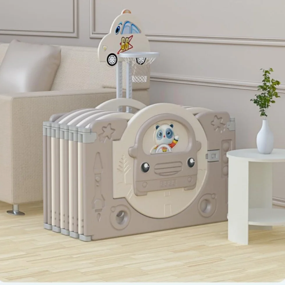 Parc Bébé Pliable Astronaute Sécurisé avec Accessoires Complets