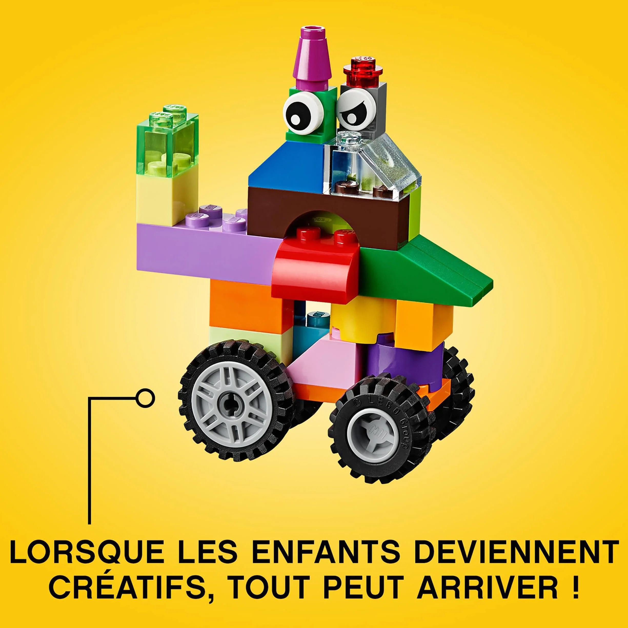LEGO Classic 10696 La Boîte de Briques Créatives, Jouet de Construction avec Rangement, Enfants 4 Ans