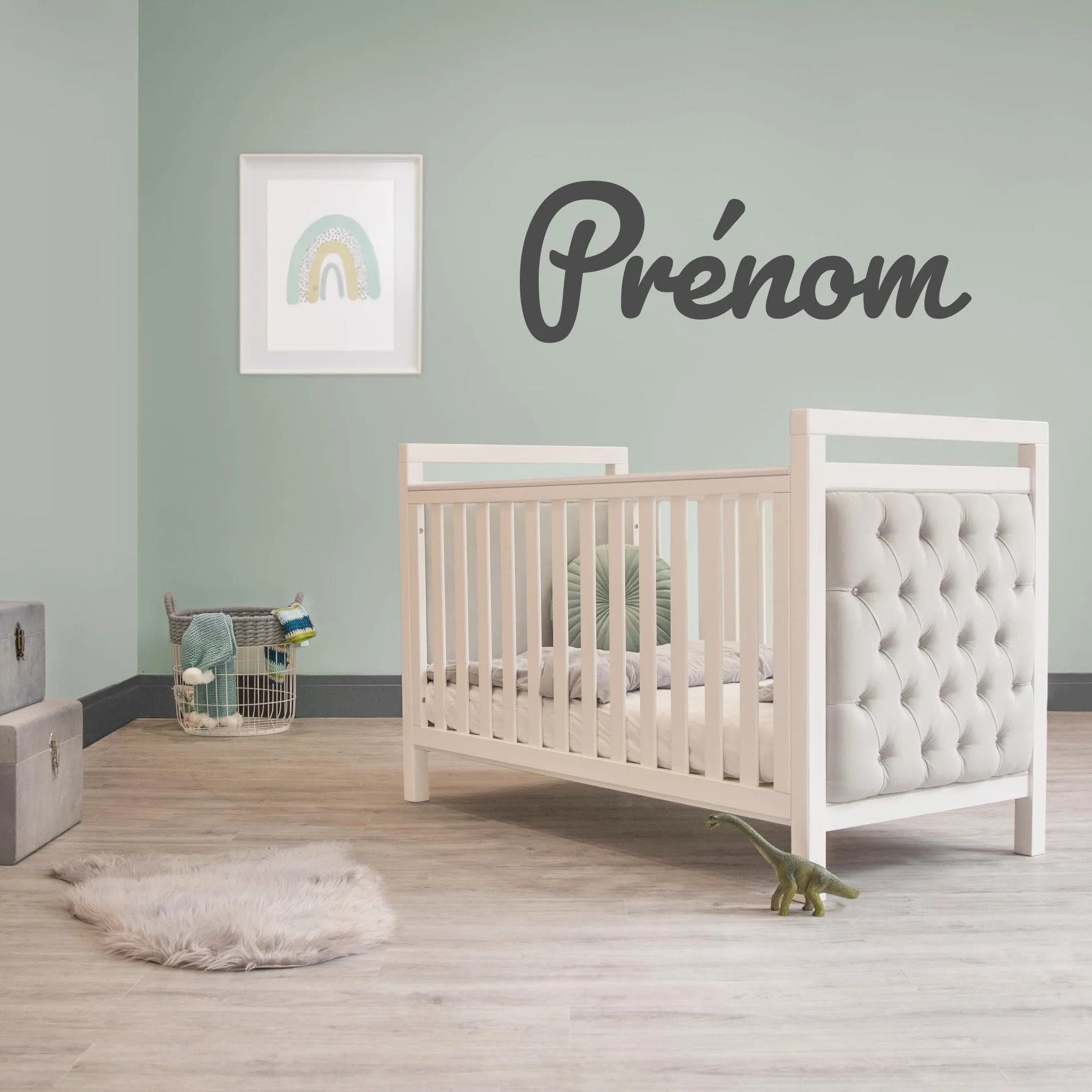 Autocollant Mural Personnalisé Prénom – 24 Couleurs – Fabrication Française