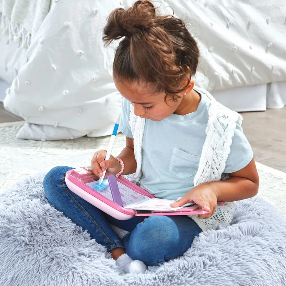 VTech KidiSecrets Magic Glow Journal Intime Électronique avec Code 5 Activités Jeux Carnet Secret Papier Feutre Encre Invisible Cadeau Enfant 6-12 Ans Français
