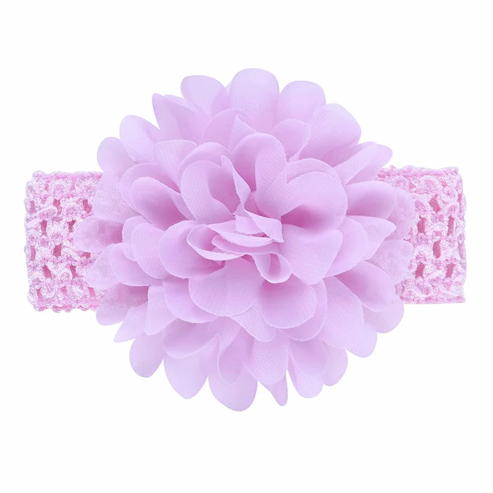 Bandeaux en Mousseline de Soie pour Bébés Filles 18 Pièces Accessoires Cheveux Élastiques Doux