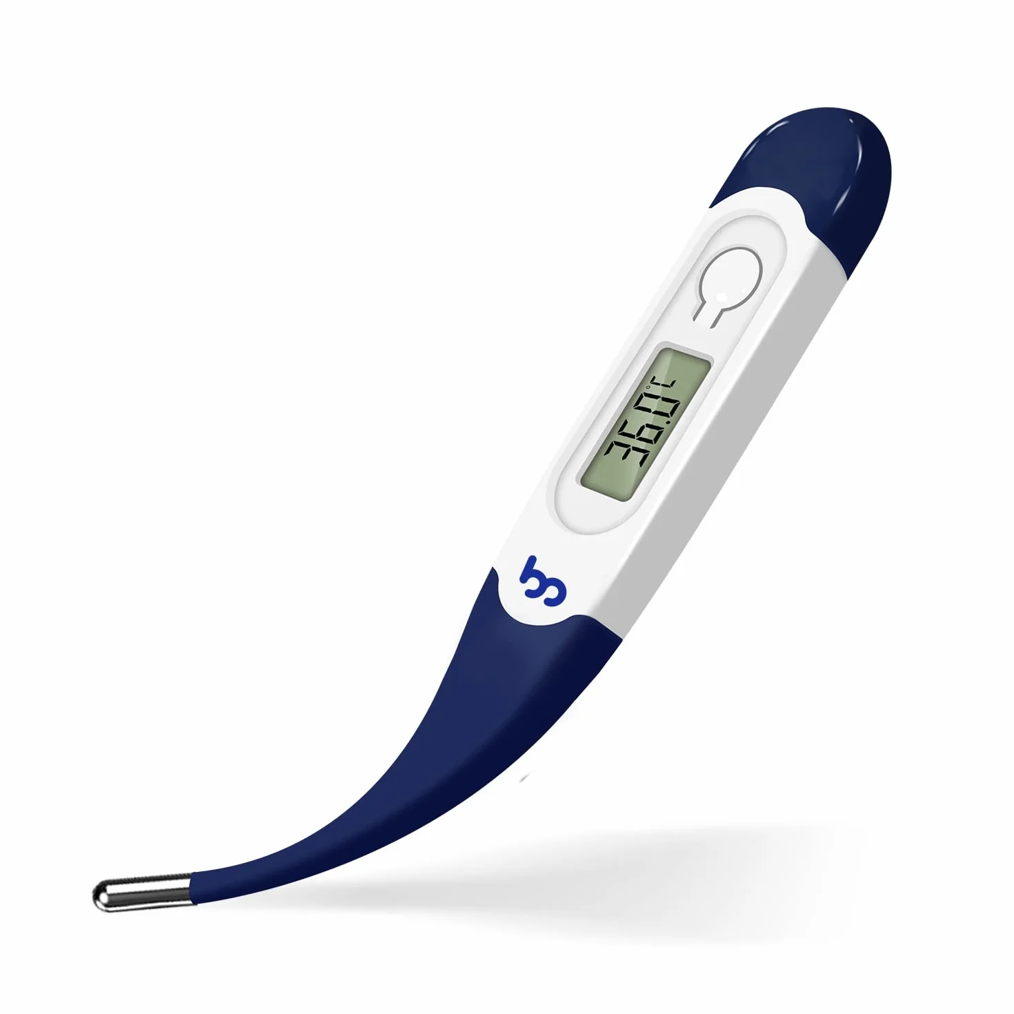 Thermomètre Numérique à Embout Flexible pour Bébés Enfants Adultes Mesure Rapide Précise Buccale Axillaire Rectale
