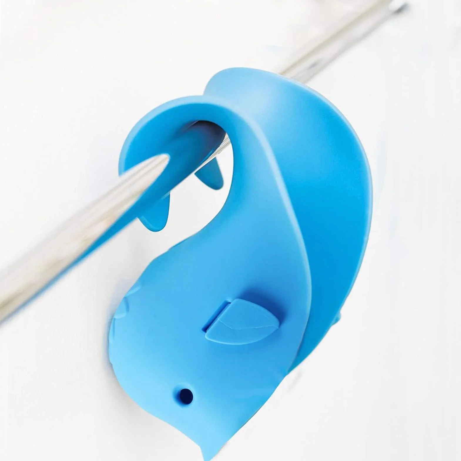 Couvercle de Robinet de Baignoire en Silicone Baleine Bleu pour Bébé