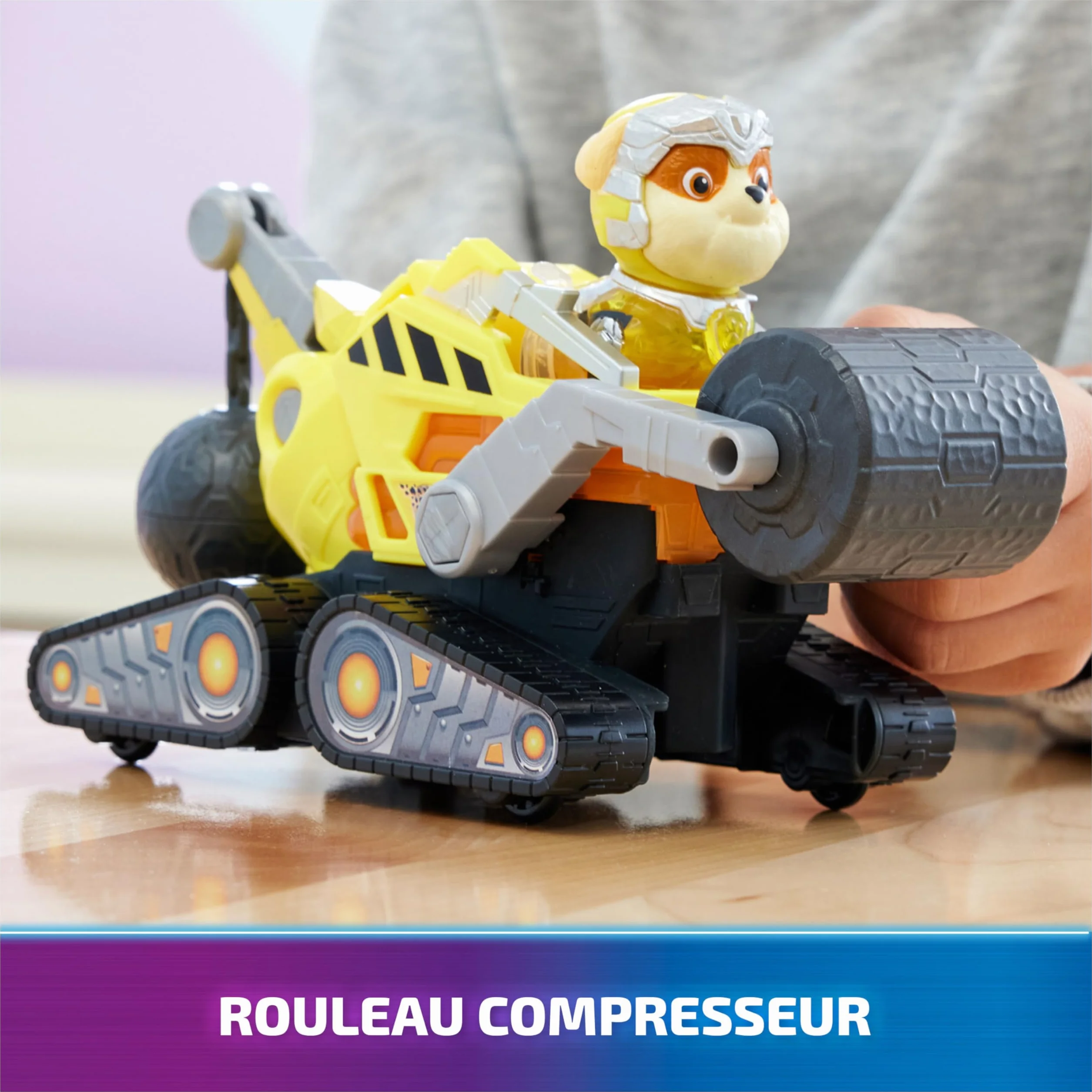 Paw Patrol Pat Patrouille Véhicule Figurine Ruben Voiture Collection Sons Lumières Jouet Enfant 3 Ans+