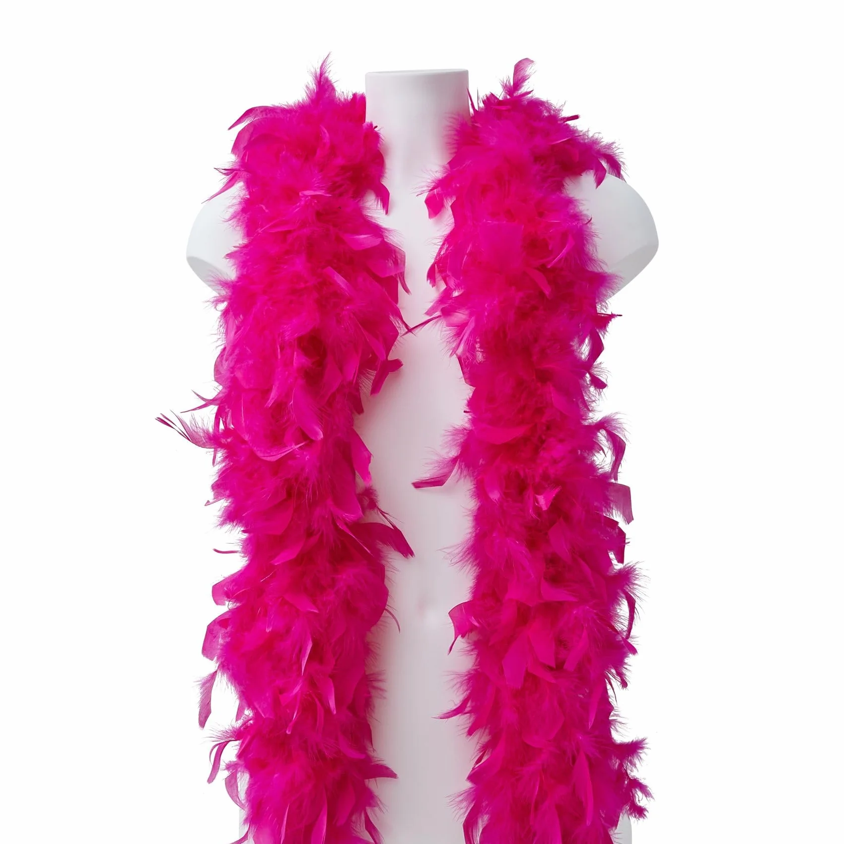 Runesol Boa plume rouge 50g 1,8m plumes de dinde accessoires fête festival