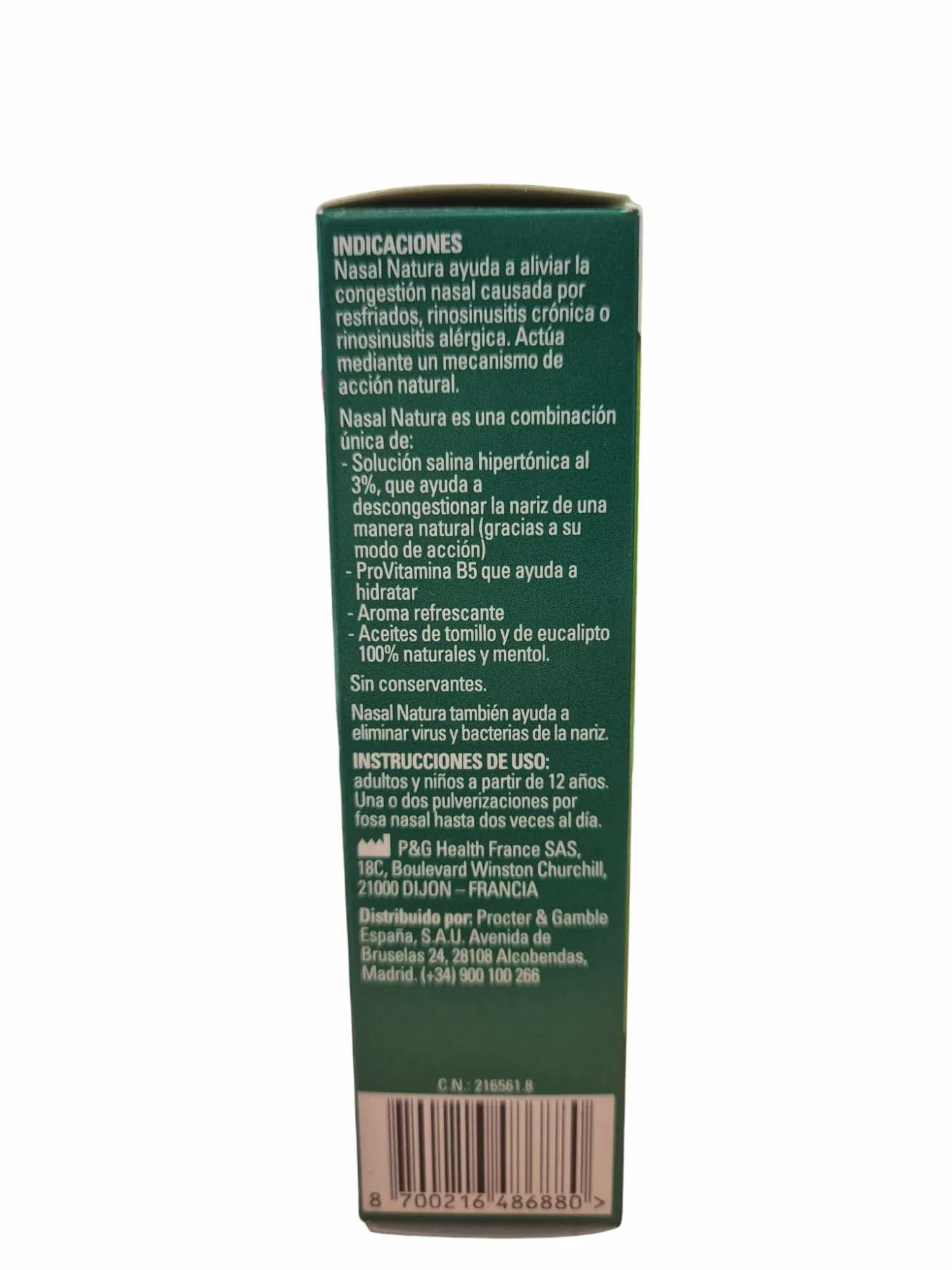 Vicks Nasal Natura 20 ml