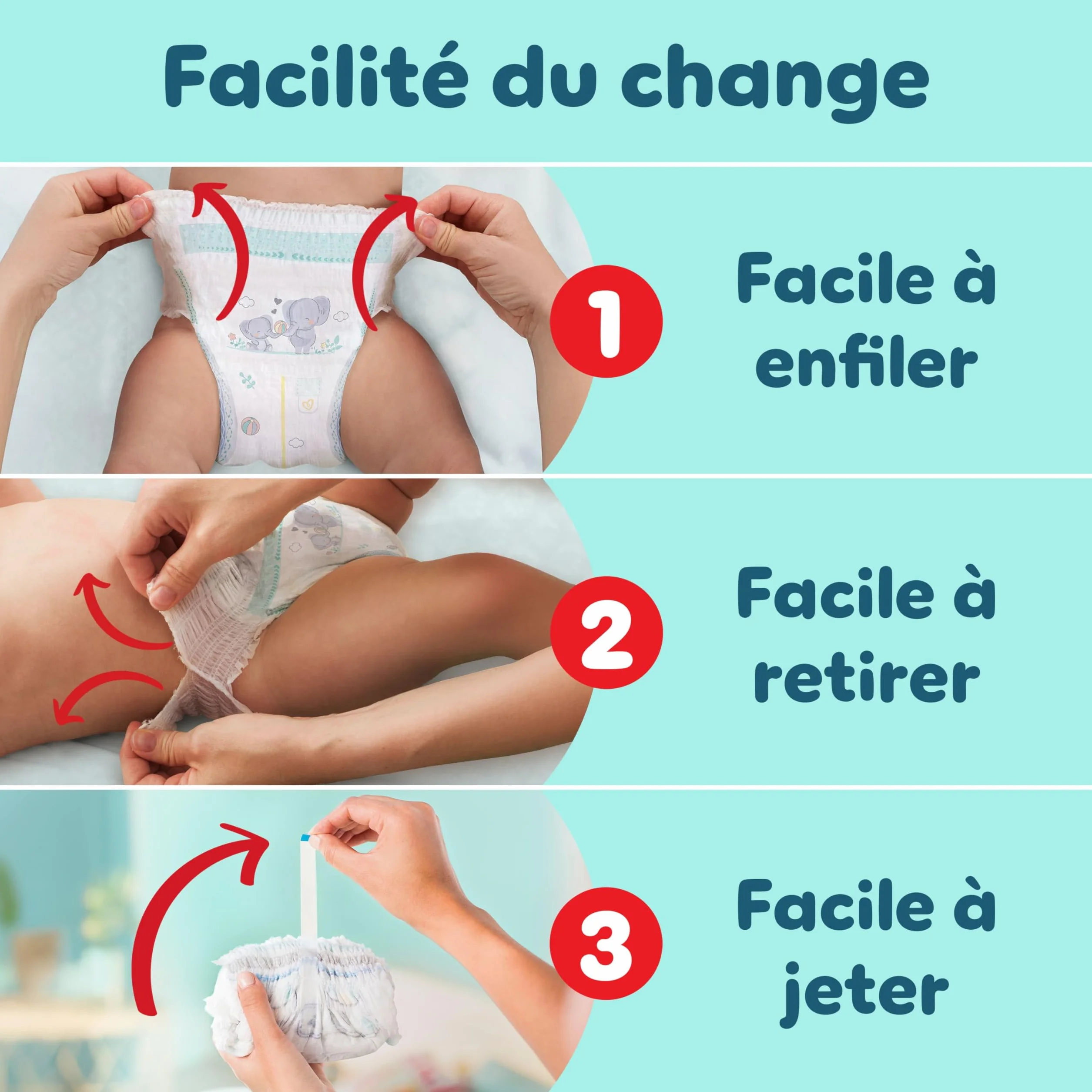 Pampers Premium Protection Pants Taille 5, 164 Couches-Culottes, 11kg-17kg, Maintien 360° et barrières anti-fuites douces, Family Pack