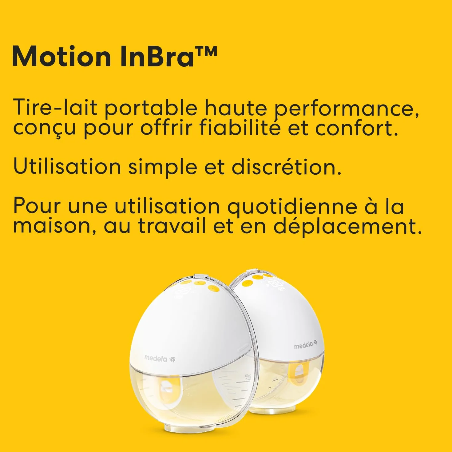 Medela Motion InBra Tire-lait électrique portable + Sac de rangement