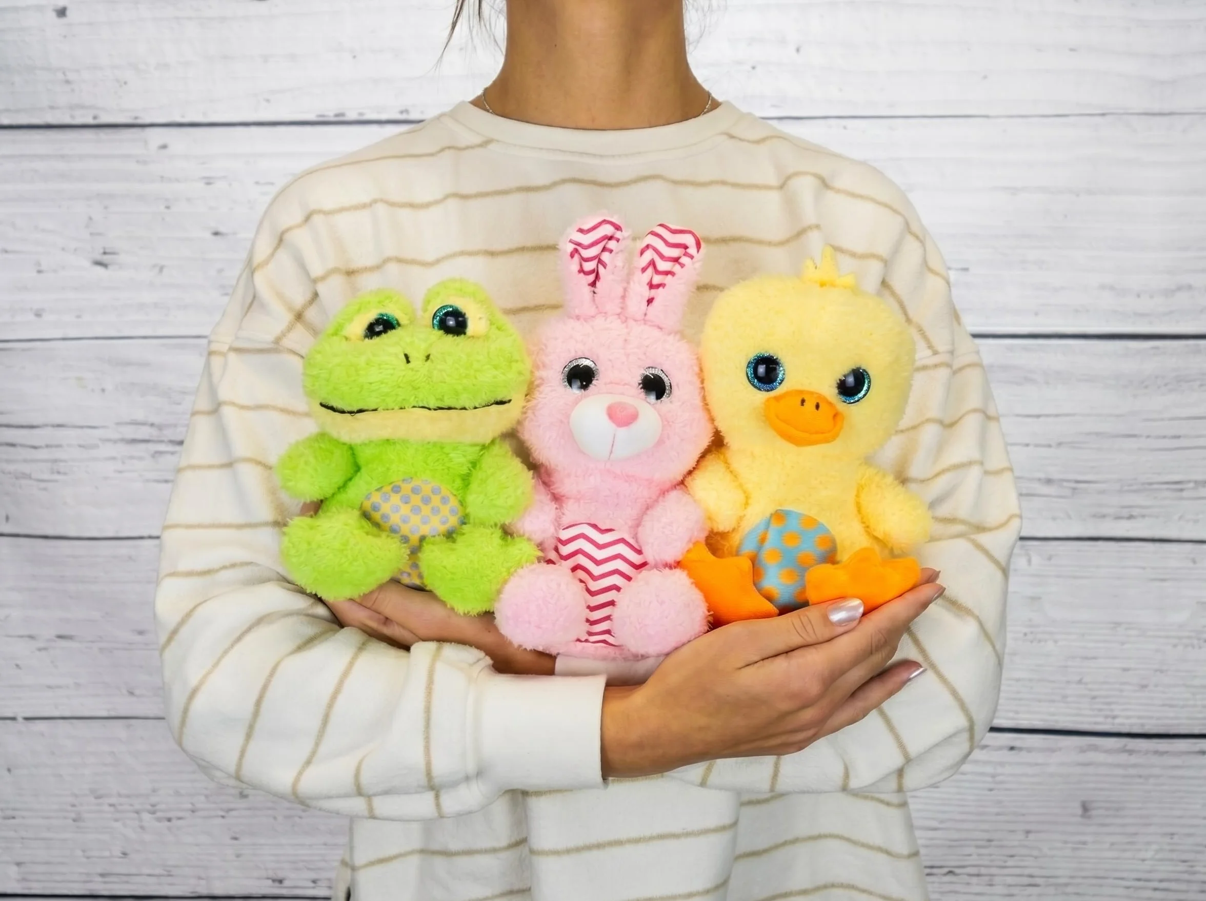 Bouillotte Micro-Onde Peluche Lapin 15 cm - Doux et Chaud pour Bébé - Sachet de Graines Amovible