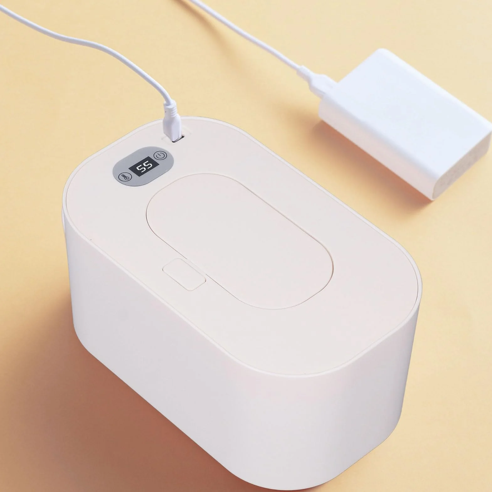 Effrayage de bébé plus chaud chauffage à température constante distributeur de lingette humide USB portable nouveau-nés