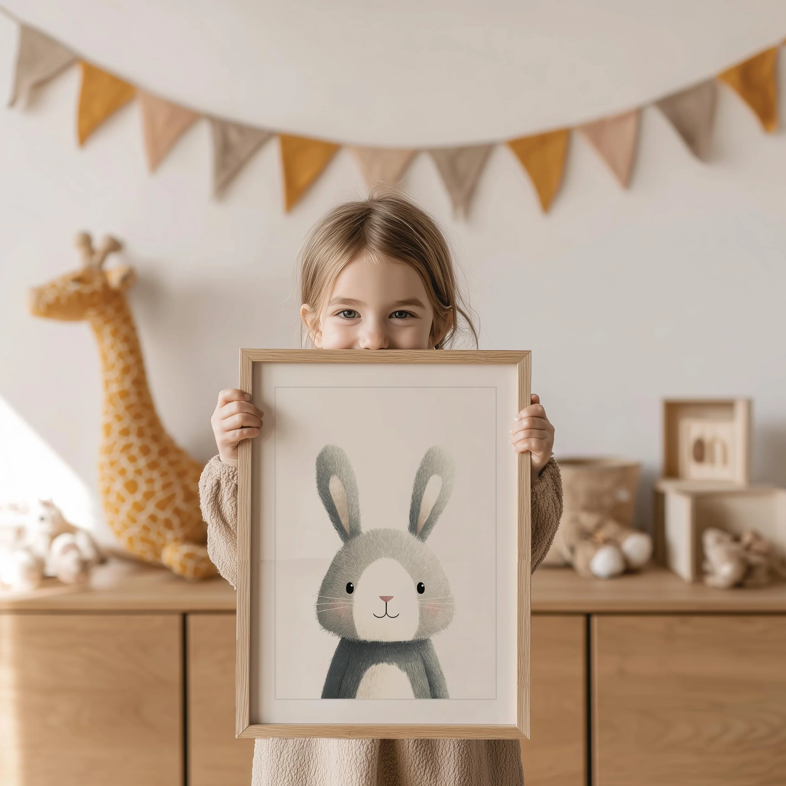 PACKLIST® Posters Animaux Chambre Bébé DIN A4 21x30cm 250 g/m²