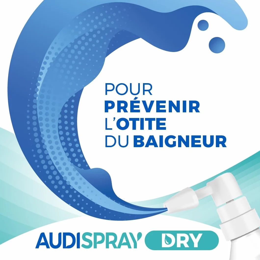 AUDISPRAY DRY Spray auriculaire 30 mL Humidité Oreille bouchée