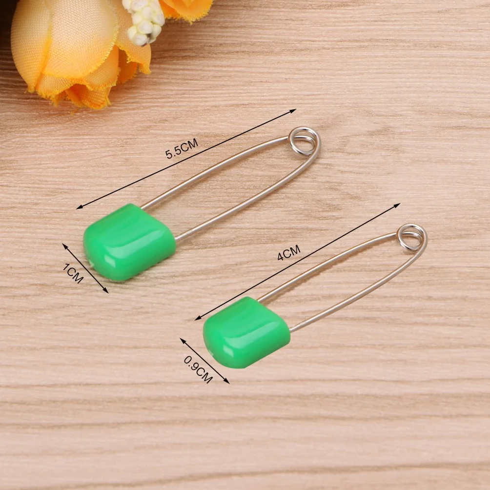 Épingles à nourrice colorées 5,1 cm lot de 20 pour couches bébé