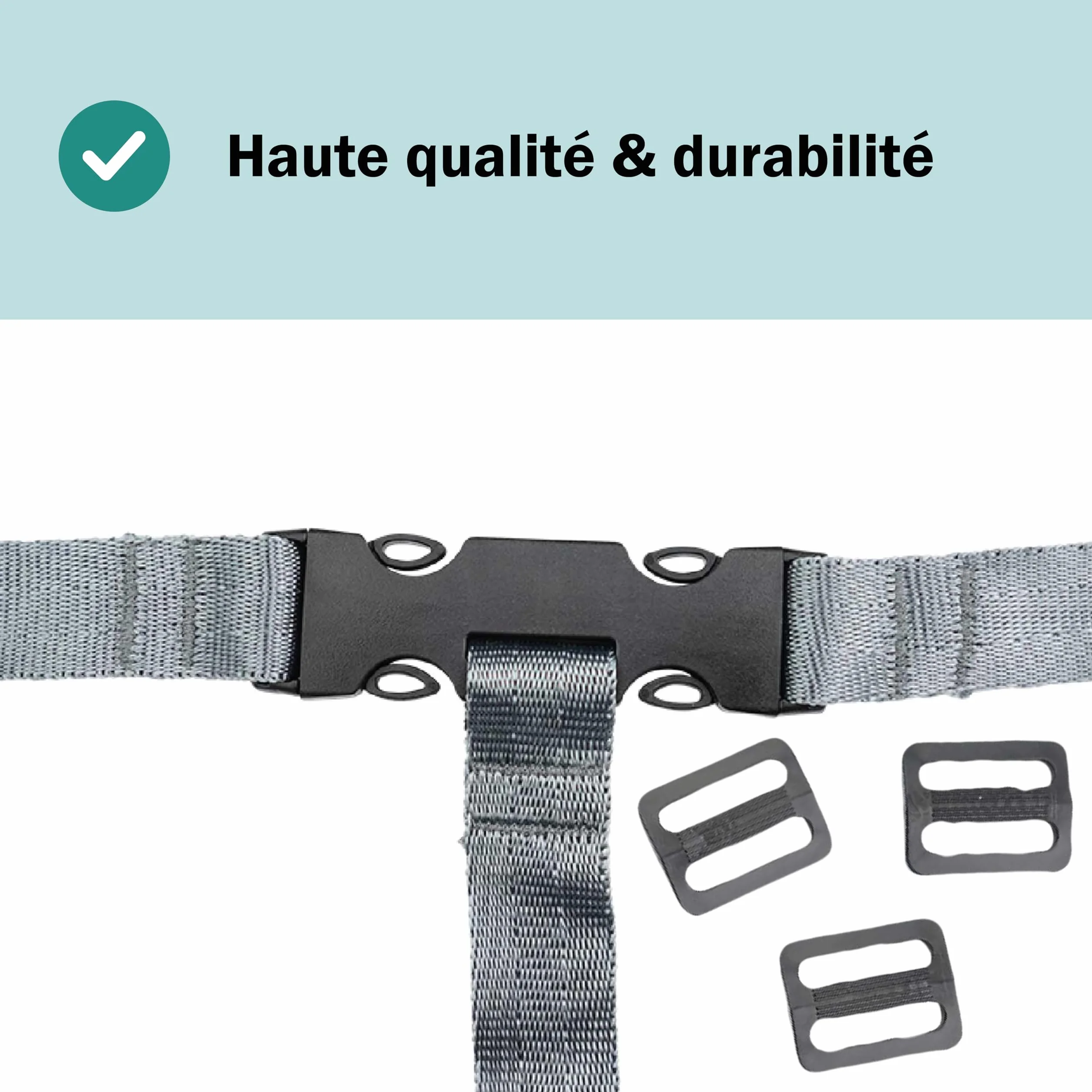 Harnais Chaise Haute Compatible IKEA ANTILOP Sangle Sécurité 3 Points Enfant Bébé