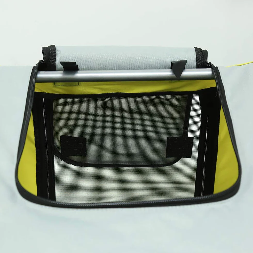 Remorque vélo 2 en 1 Chariot de Transport pour Animal de Compagnie Enfant Bébé 2 Places