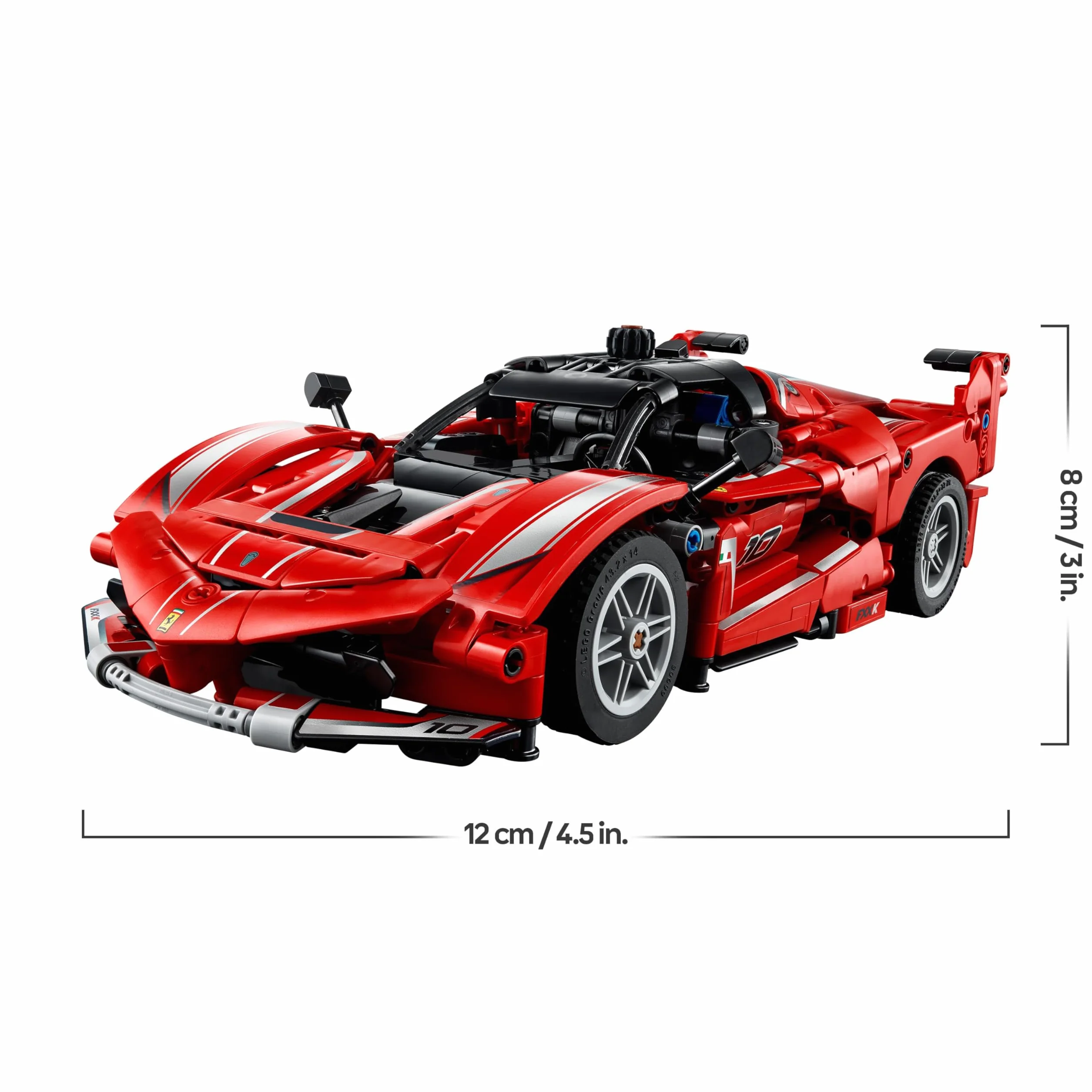 LEGO Technic Ferrari FXX K Voiture de Course Maquette de Construction Moteur V12 Différentiel Pistons Mobiles Cadeau 10 Ans 42212