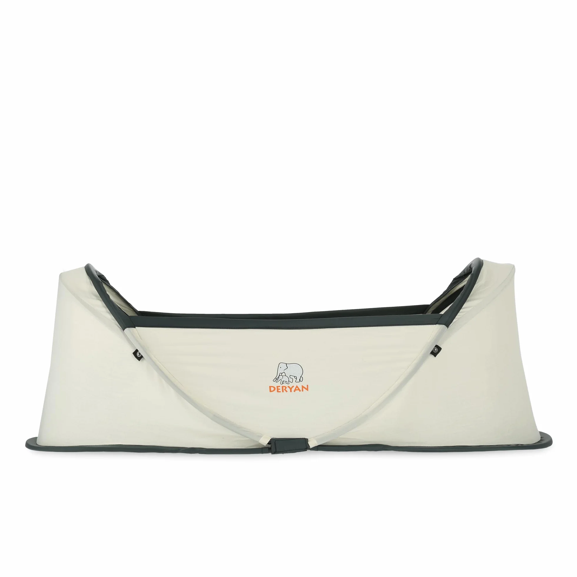 Deryan Infant Baby Crème Pop up Léger Compact Pliable Déplié en Seulement 2 Secondes avec Moustiquaire Sac de Transport, Twin