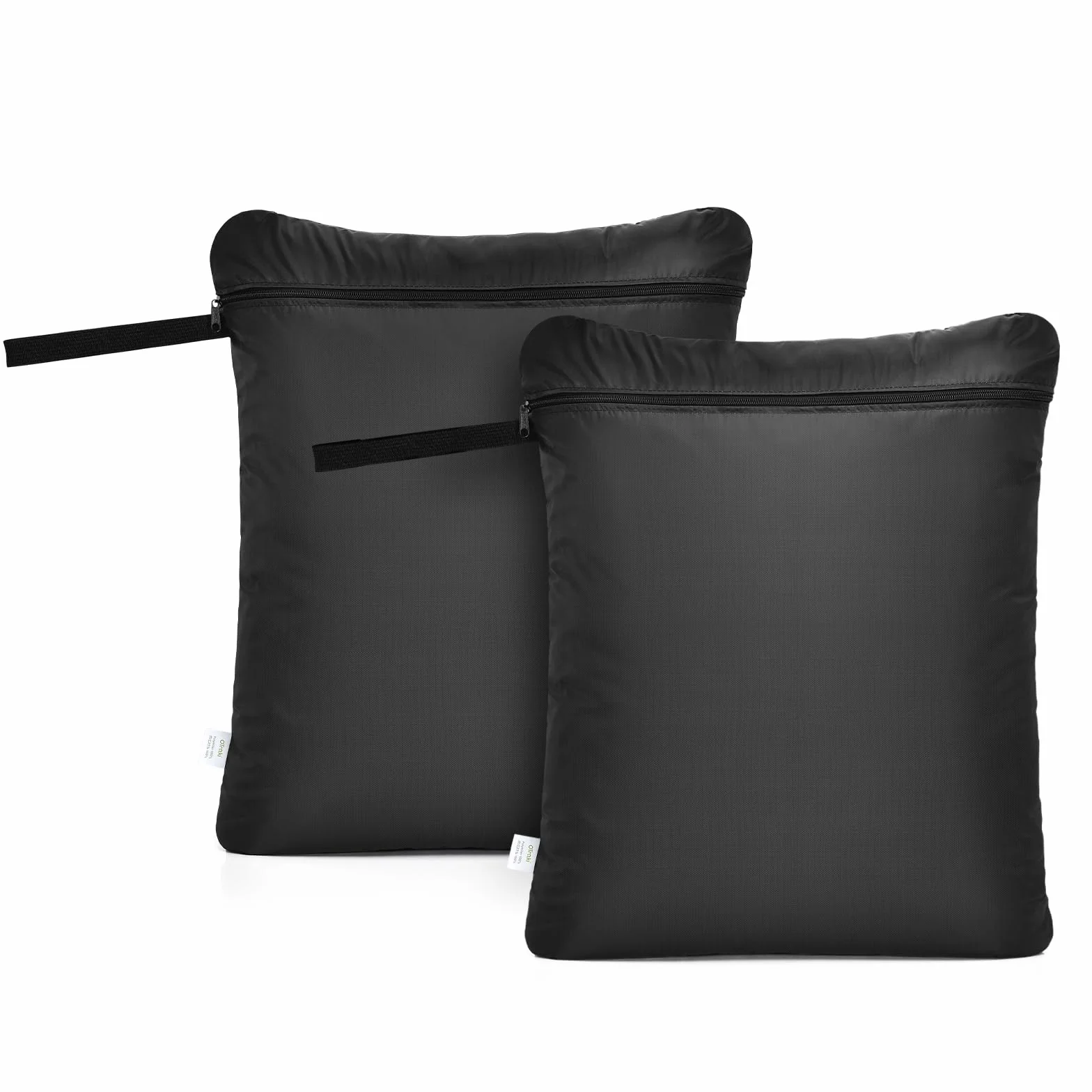 Sac Linge Sale Voyage 50x60cm Wet Bag Imperméable Sport Maillots Bain Natation Plage Gym Noir