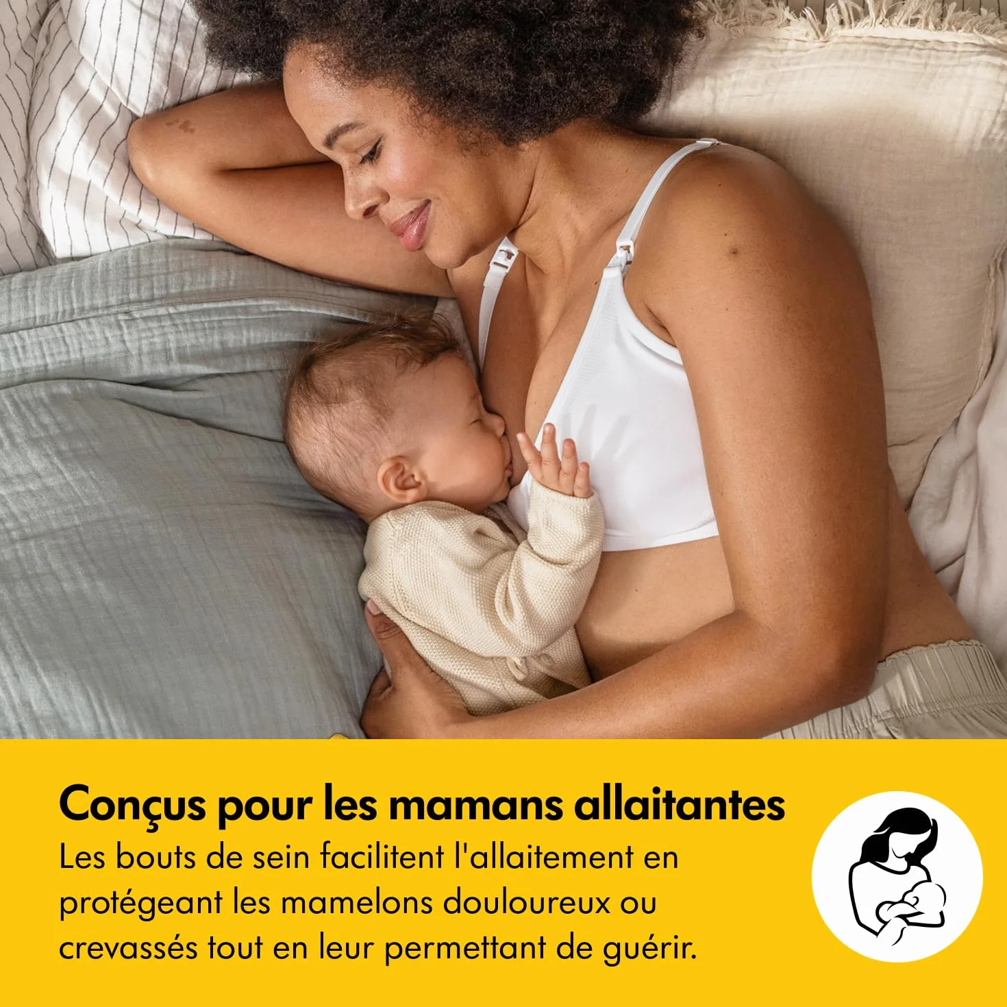 Medela Bouts de sein en silicone Contact 20 mm, 2 pièces, sans BPA