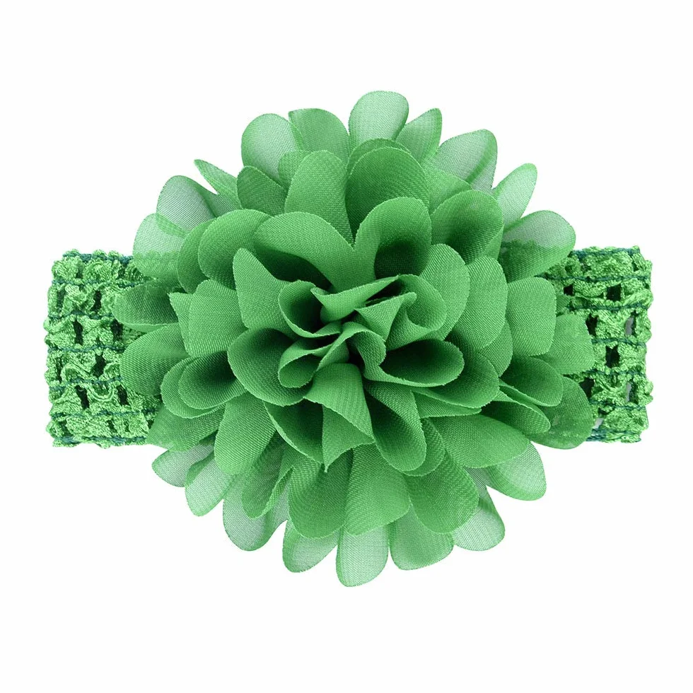 Bandeaux en Mousseline de Soie pour Bébés Filles 18 Pièces Accessoires Cheveux Élastiques Doux