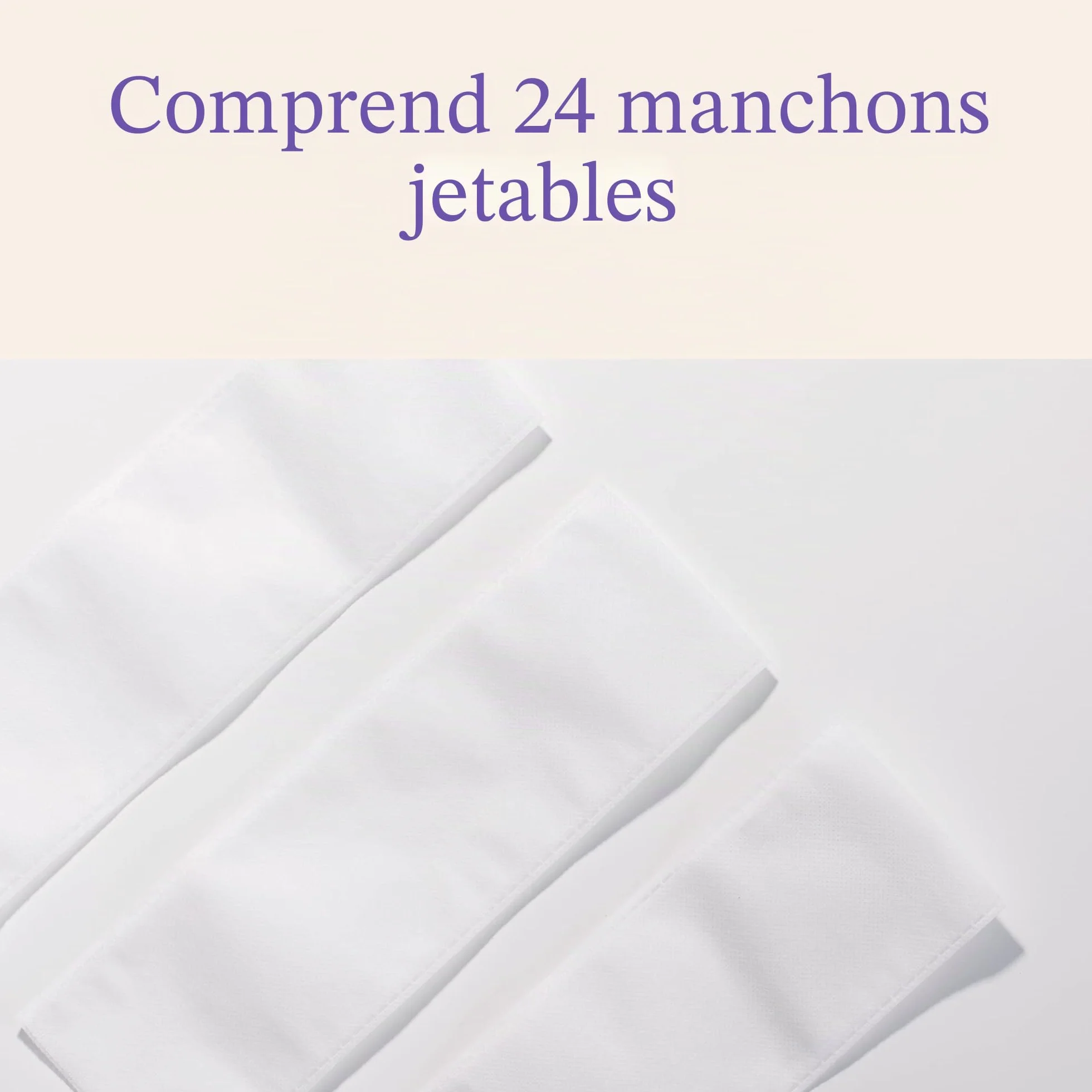 Lansinoh Recharge 24 Pochettes Hygièniques Serviette Post Accouchement Froid/Chaud