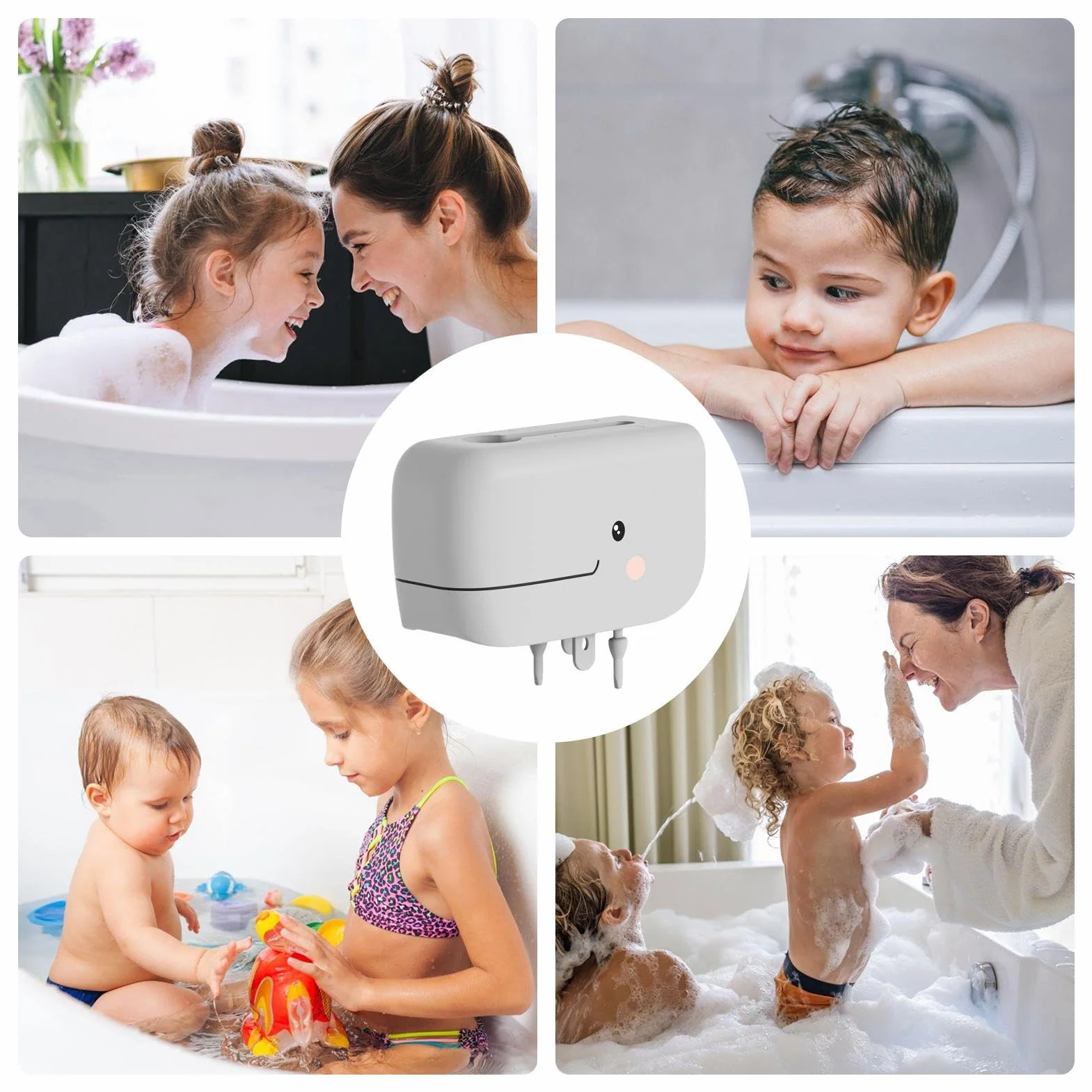 Housse de robinet de baignoire en silicone mignonne protection sécurité enfants