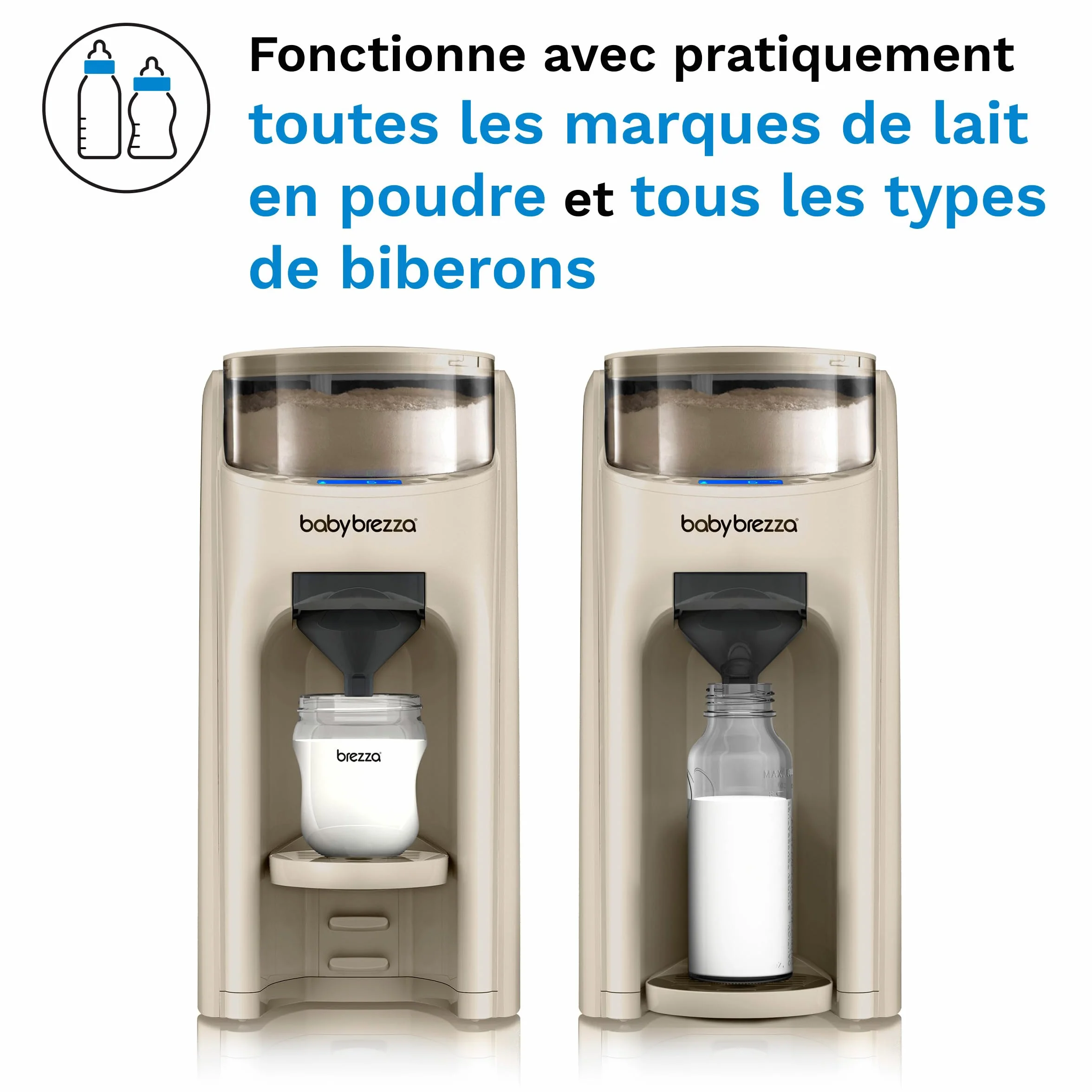 Baby Brezza Formula Pro Advanced Préparateur de Biberons Automatique Beige Oatmeal