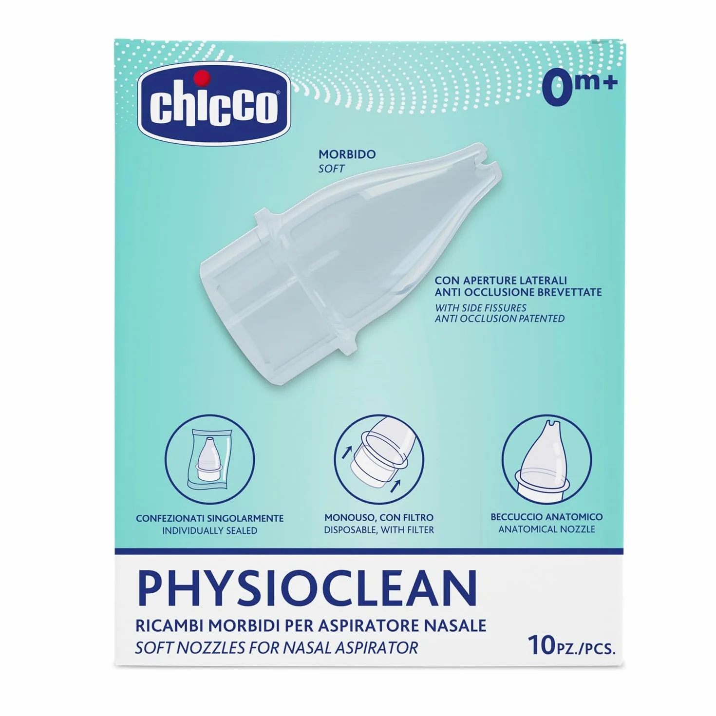 Chicco Physioclean Soft and Easy Aspirateur Nasal 0 mois+