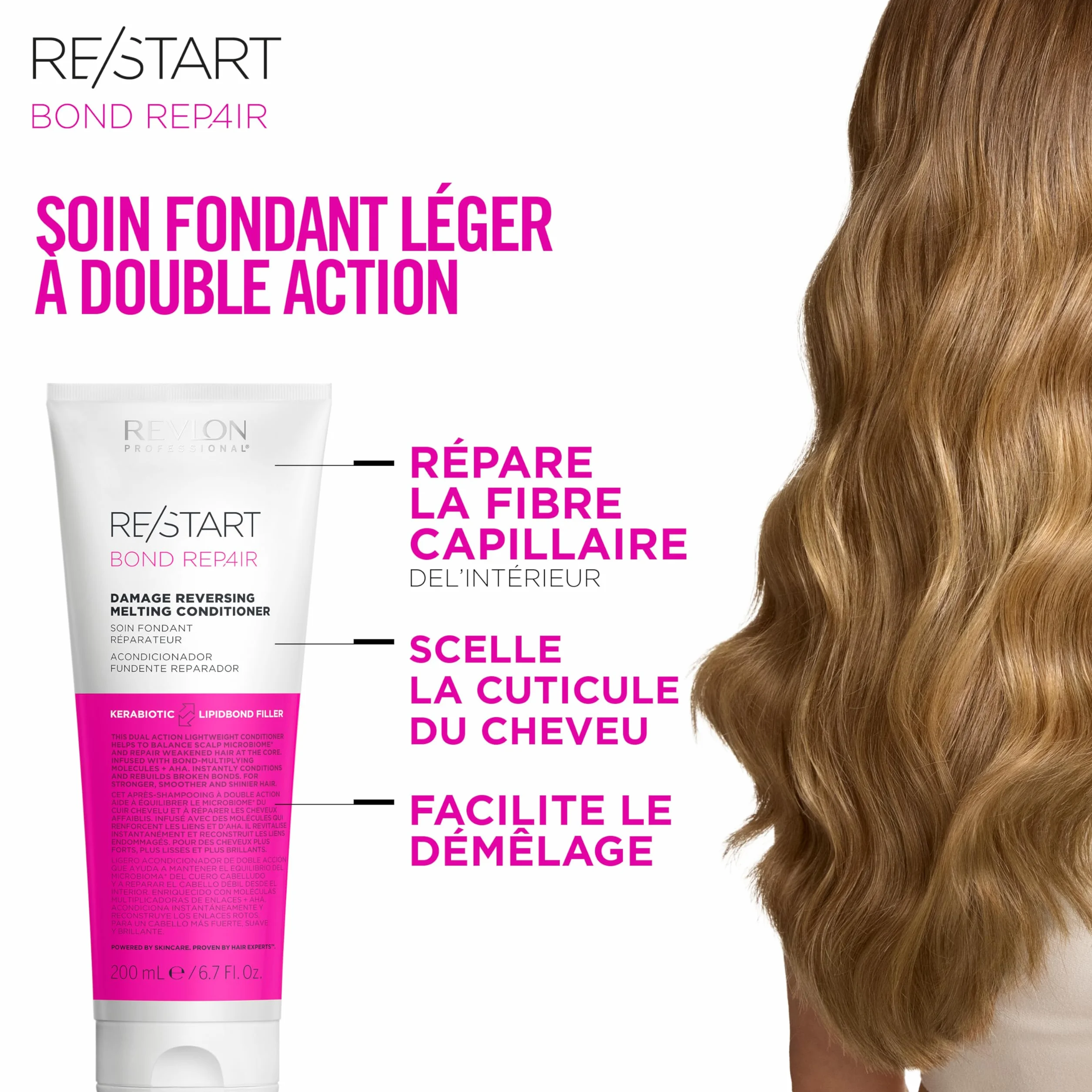 Revlon Professional Re/start Bond Repair Après-shampoing réparateur fondant 750ml