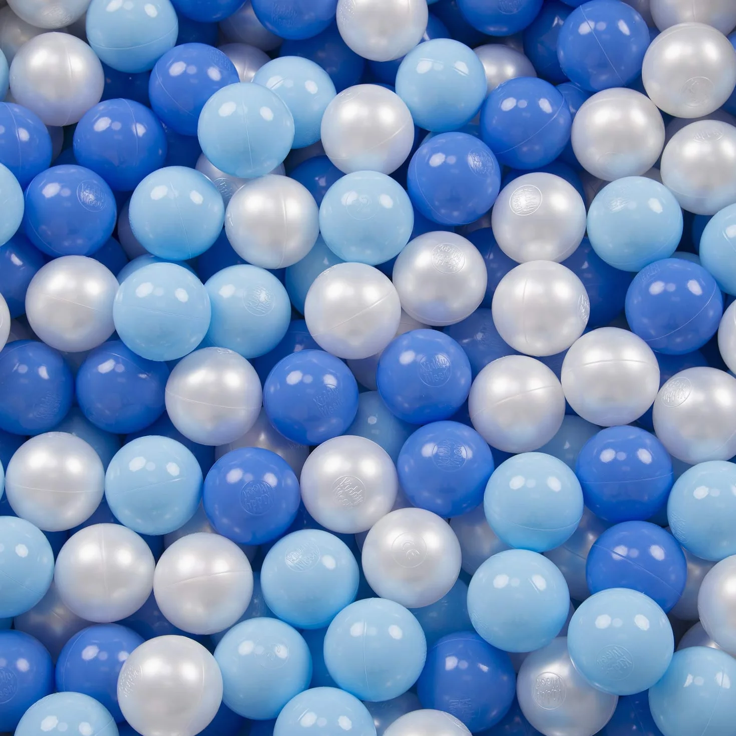 Selonis Parc Bébé Pliable avec 100 Balles Plastiques Aire de Jeu Basket, Bleu
