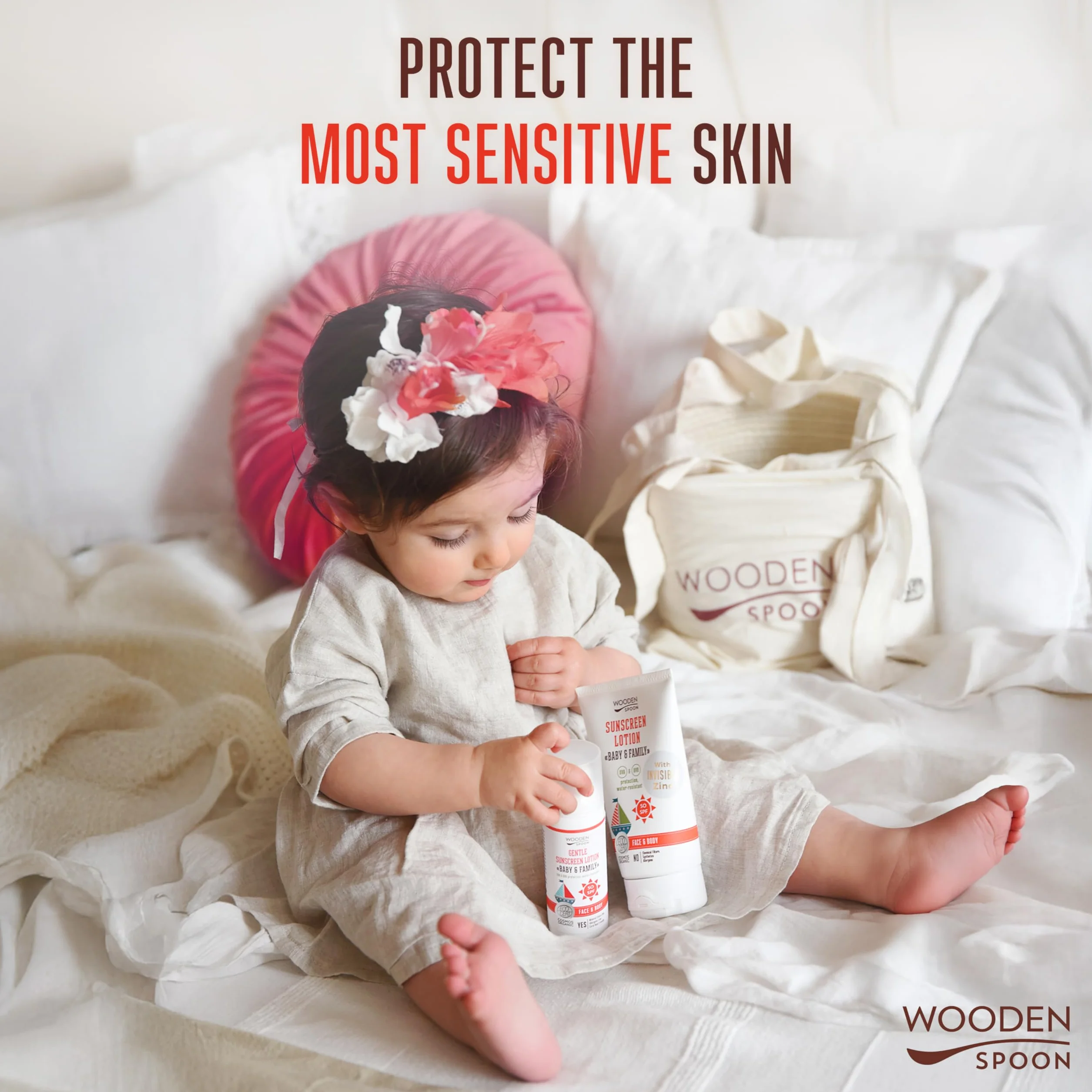 Crème Solaire Bio Bébé et Famille SPF 50 100% Naturelle Zinc Invisible 150 ml